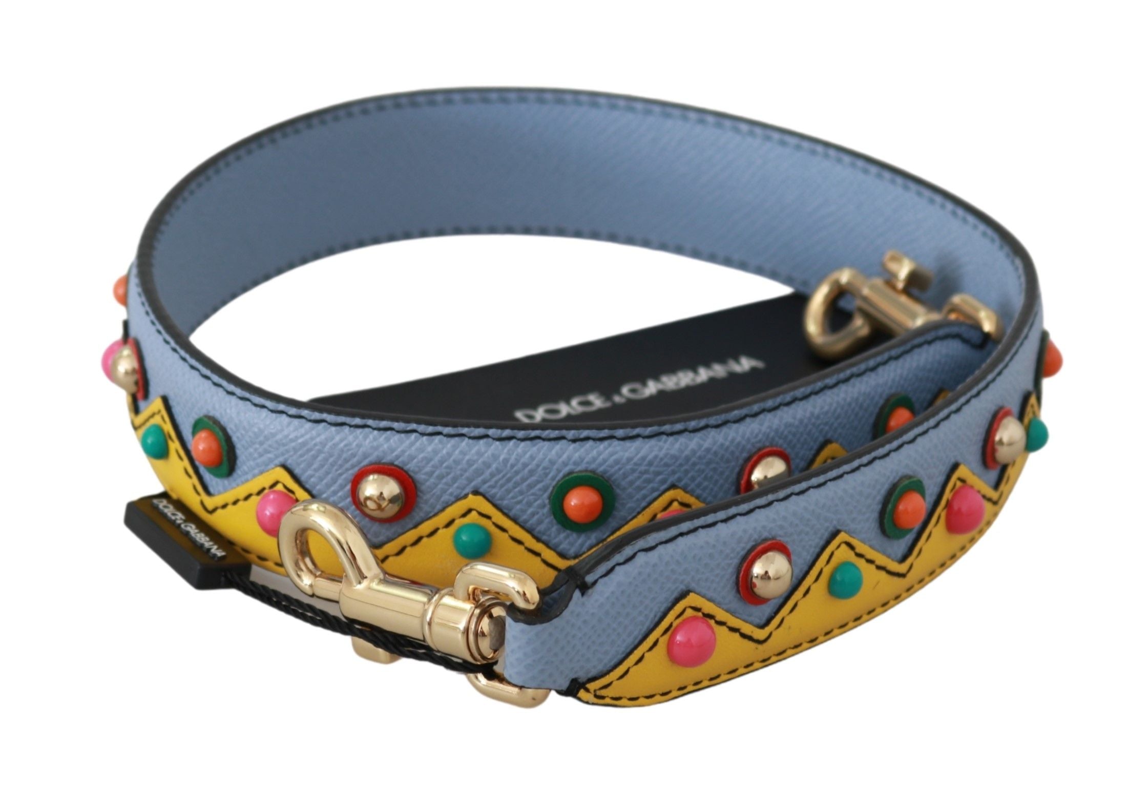 Accessoire bandoulière en cuir multicolore Dolce &amp; Gabbana