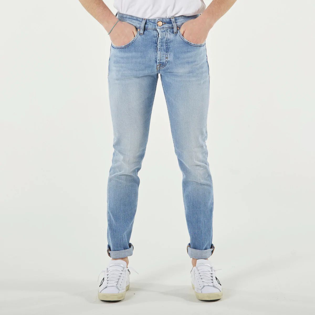 Don The Fuller Chic Light Blue Slim Fit Denim