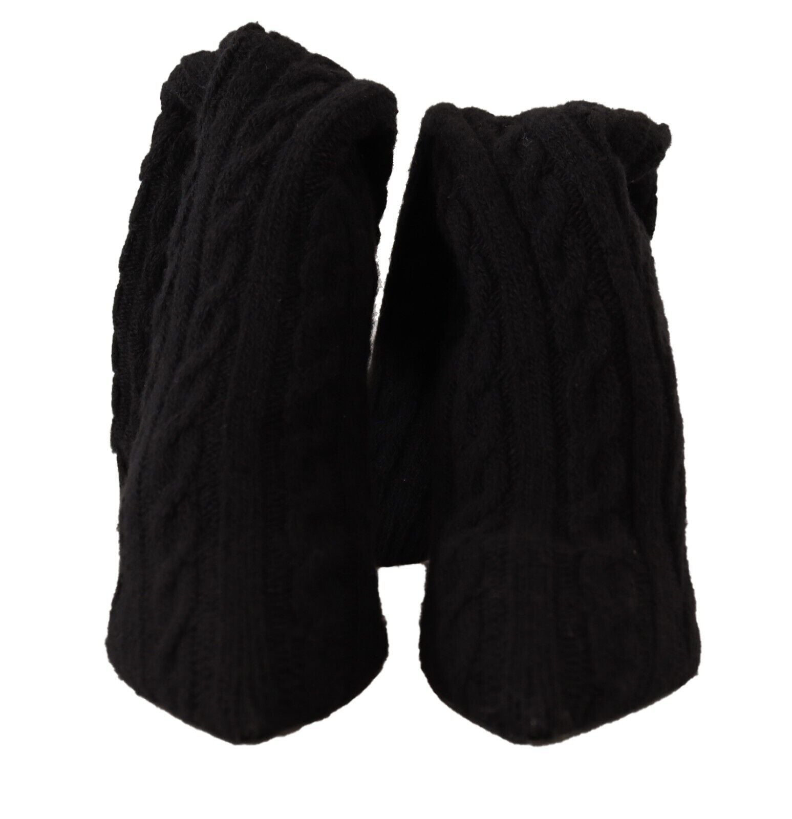 Dolce &amp; Gabbana Bottes chaussettes extensibles élégantes en noir