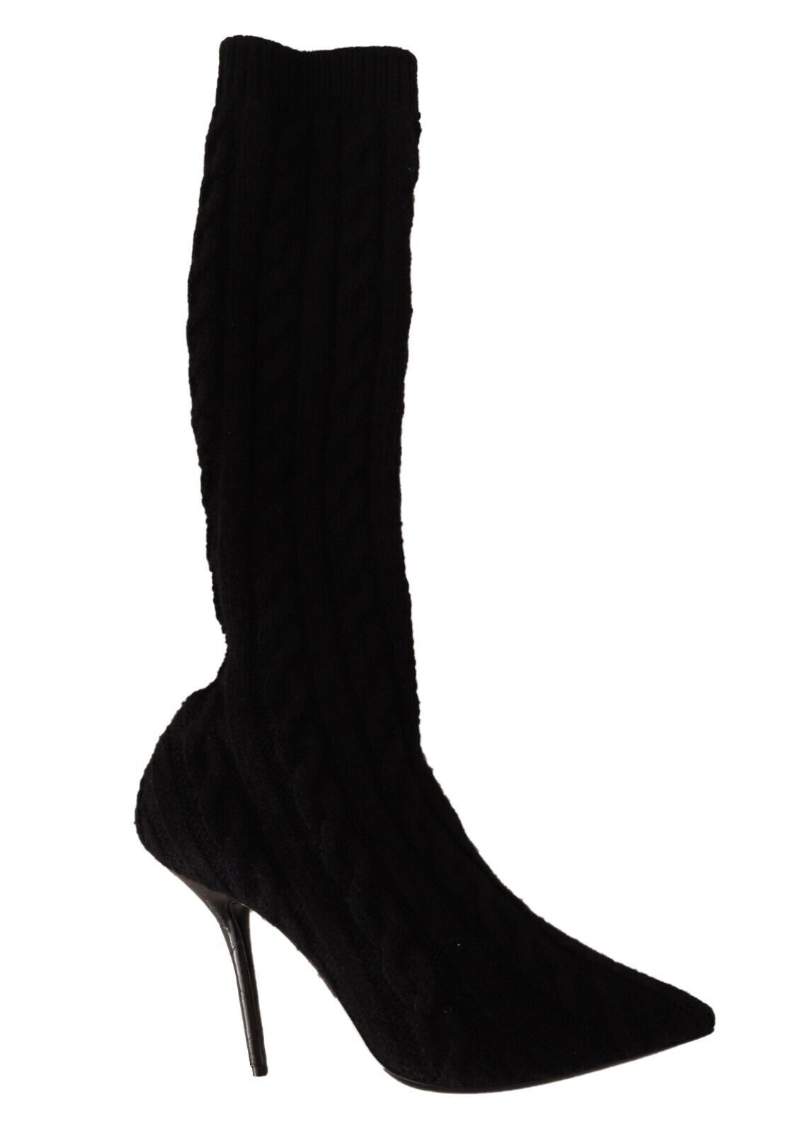 Dolce &amp; Gabbana Bottes chaussettes extensibles élégantes en noir