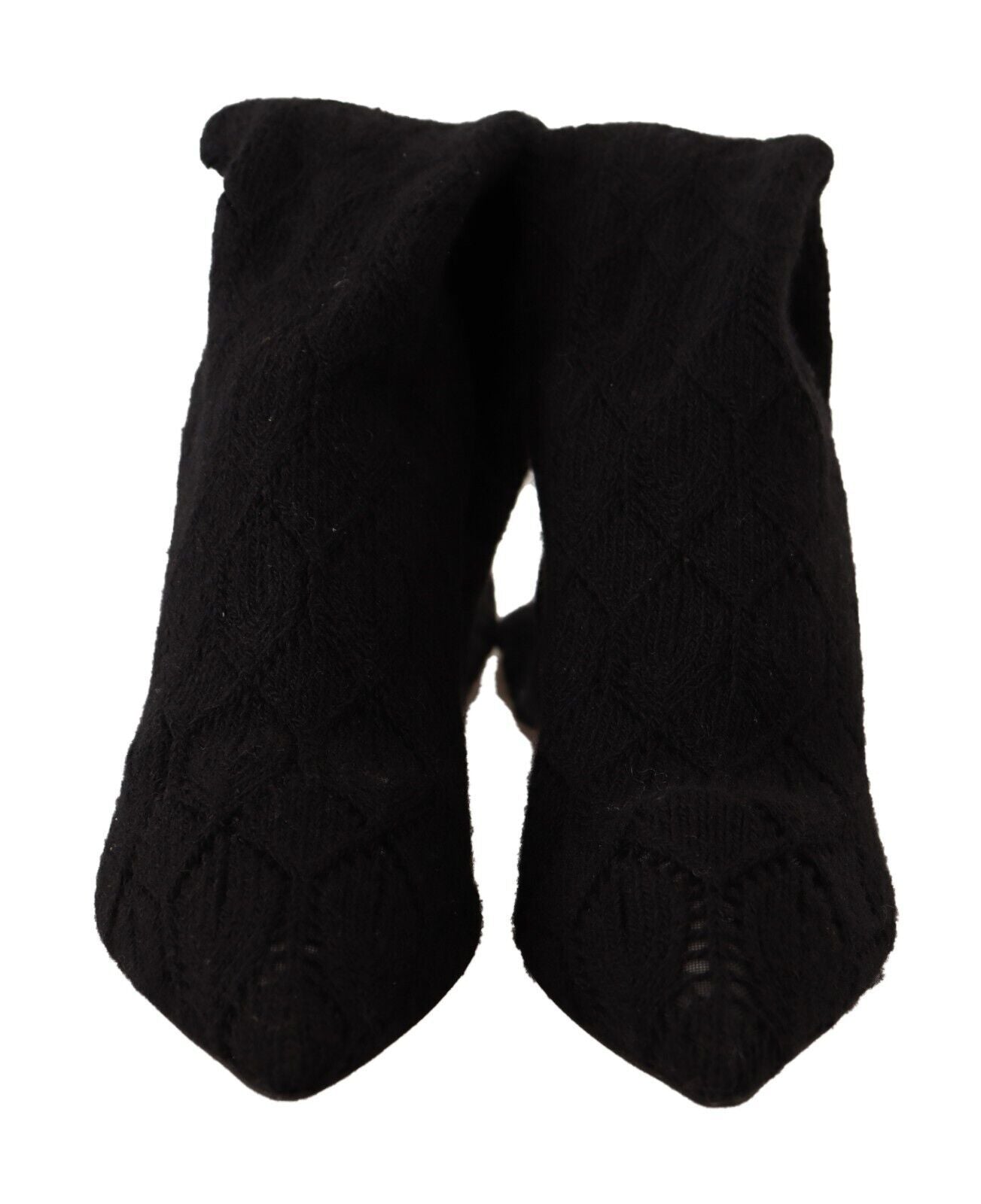 Dolce &amp; Gabbana Bottes chaussettes extensibles noires élégantes