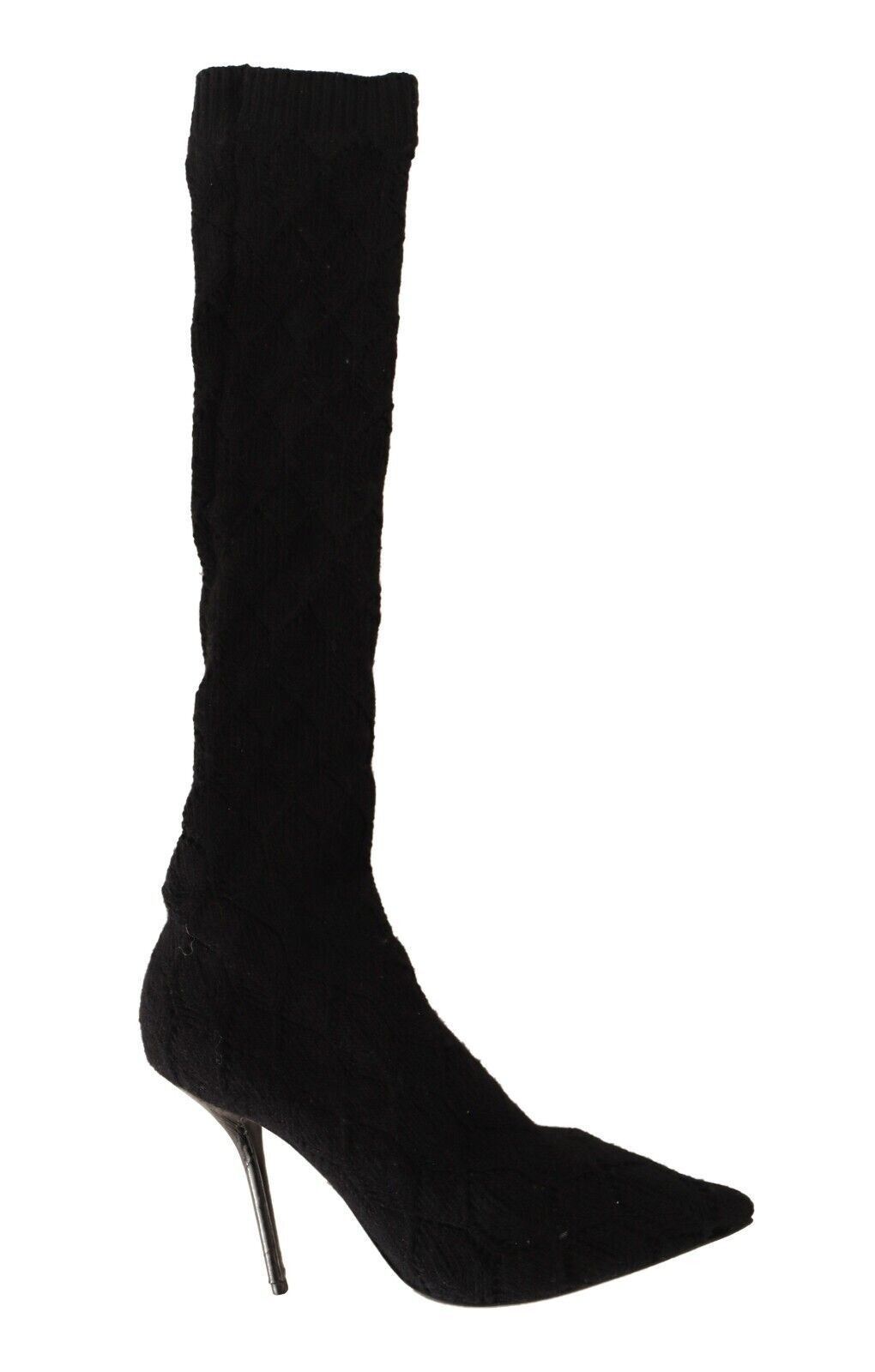 Dolce &amp; Gabbana Bottes chaussettes extensibles noires élégantes