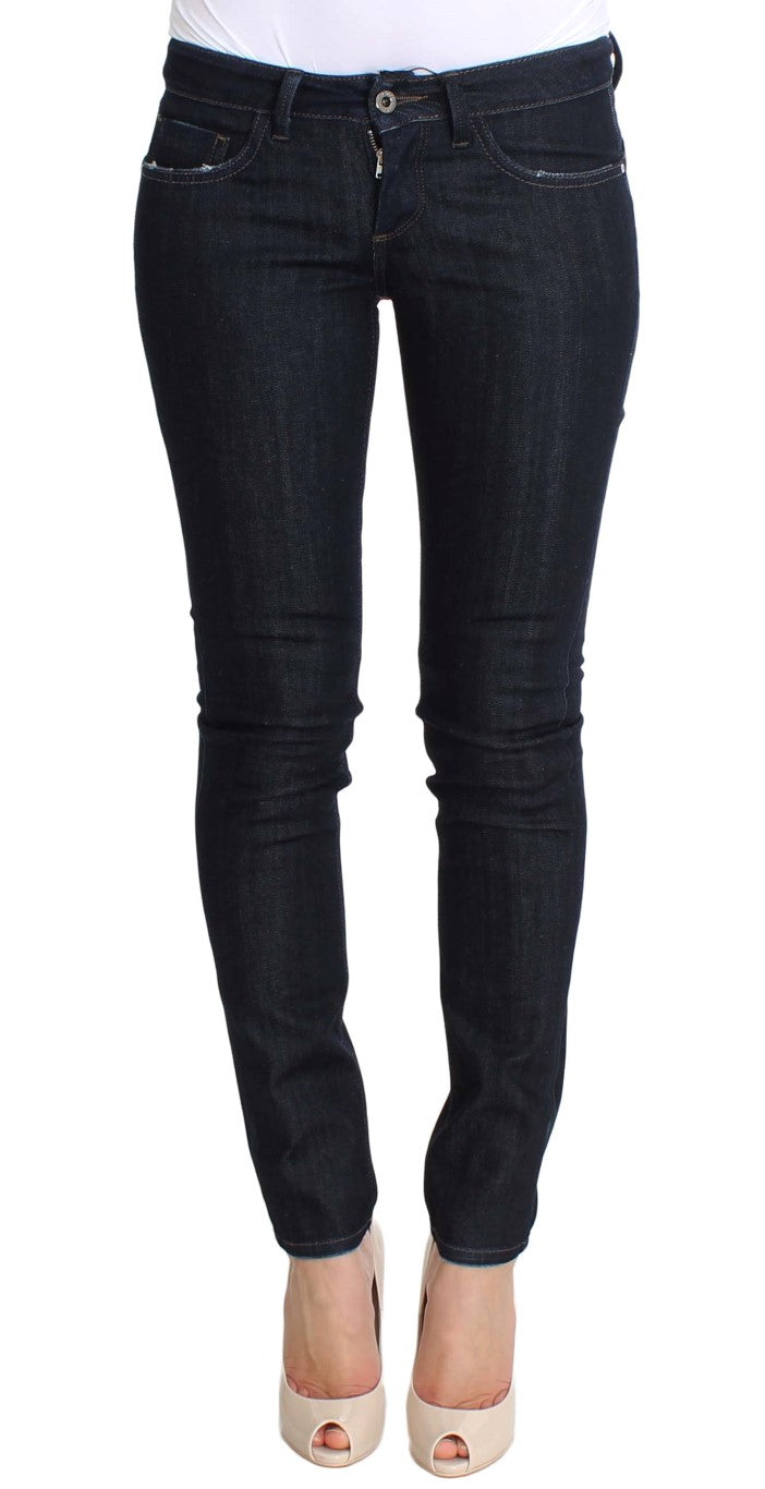 Costume National Chic - Jean skinny bleu coupe slim