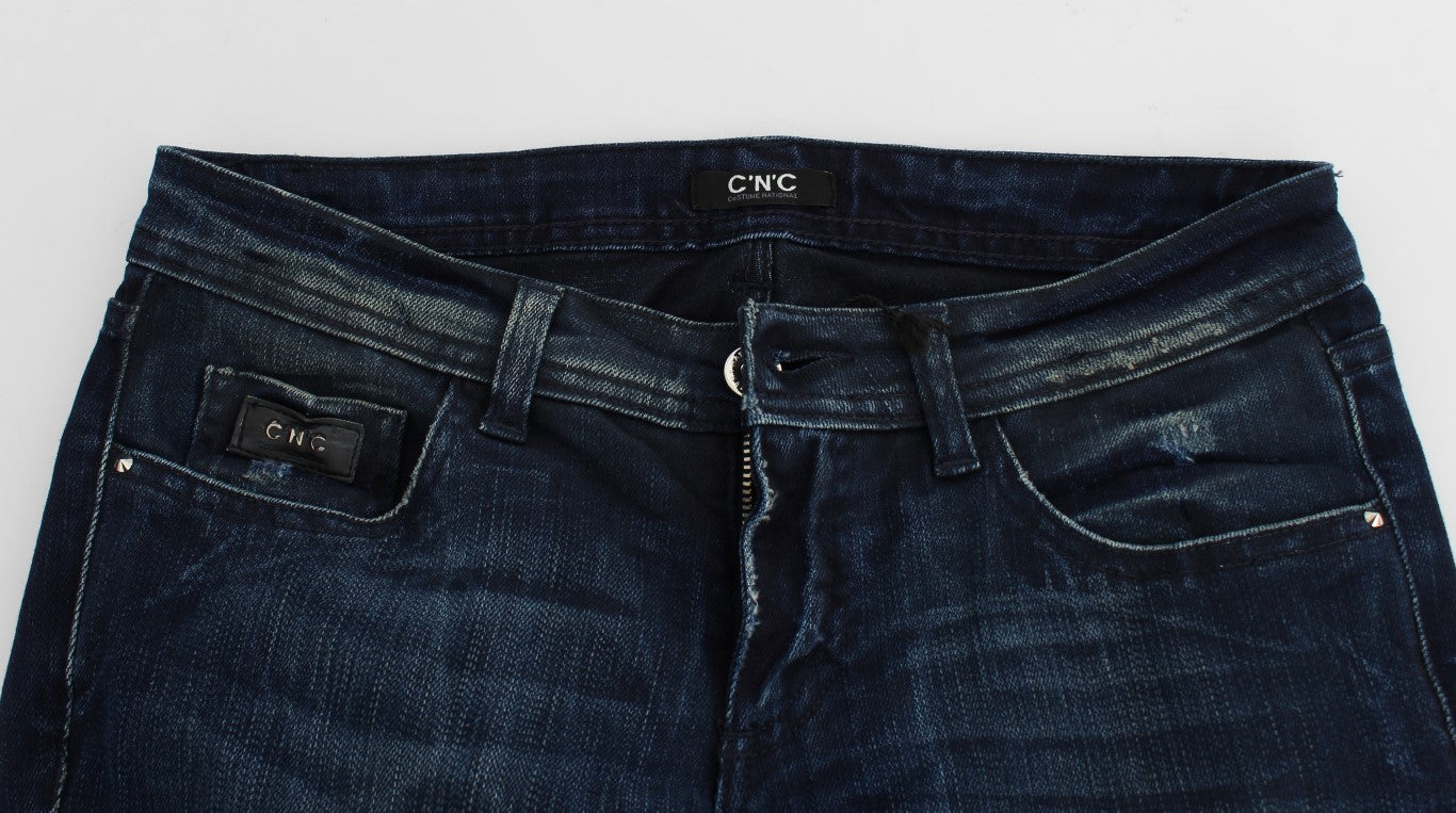 Costume National Chic - Jean skinny bleu coupe slim