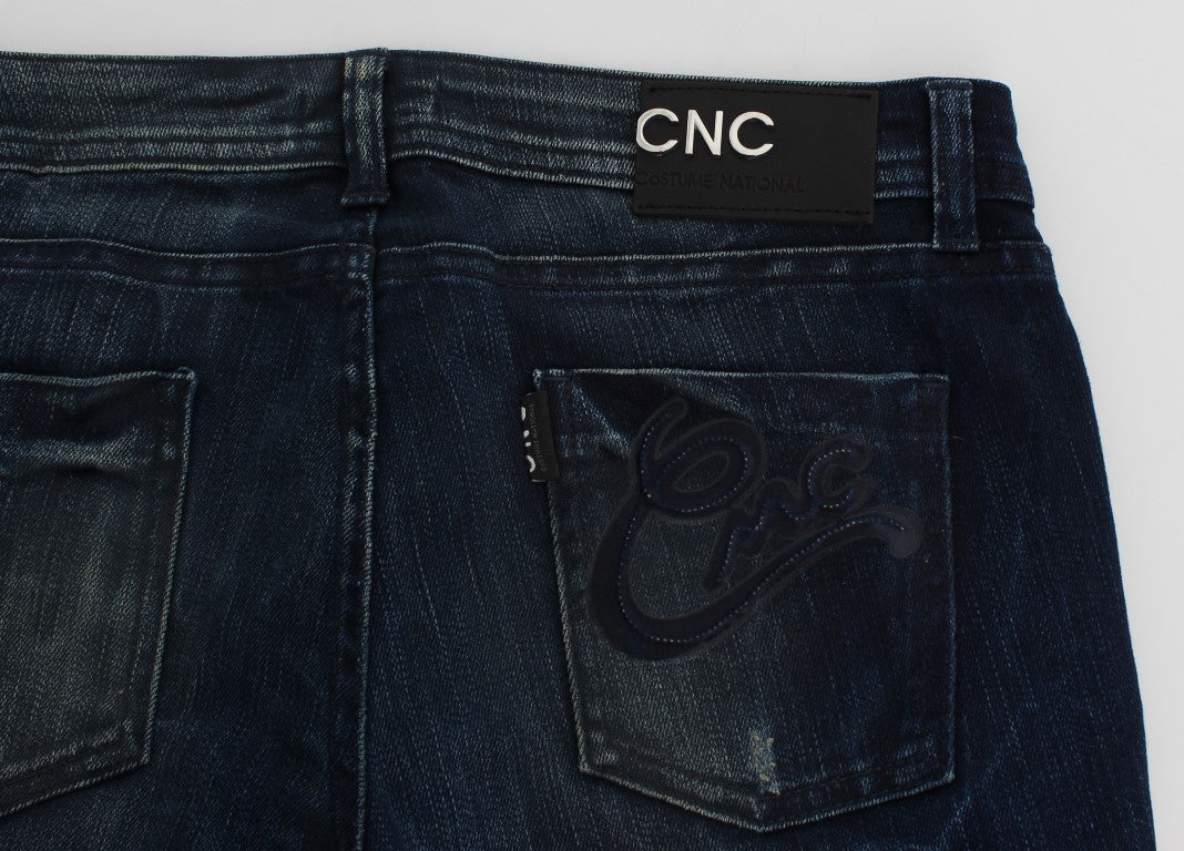 Costume National Chic - Jean skinny bleu coupe slim