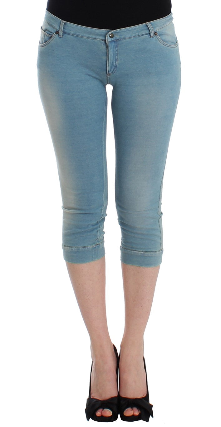 Ermanno Scervino Jean Capri élégant bleu clair