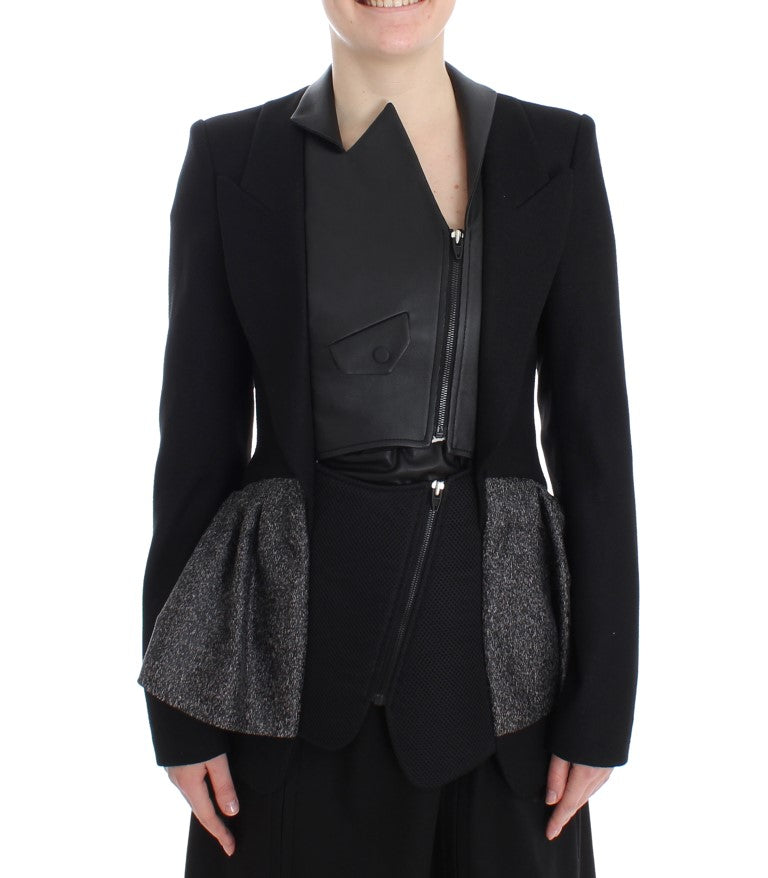 KAALE SUKTAE Veste blazer zippée monochrome élégante