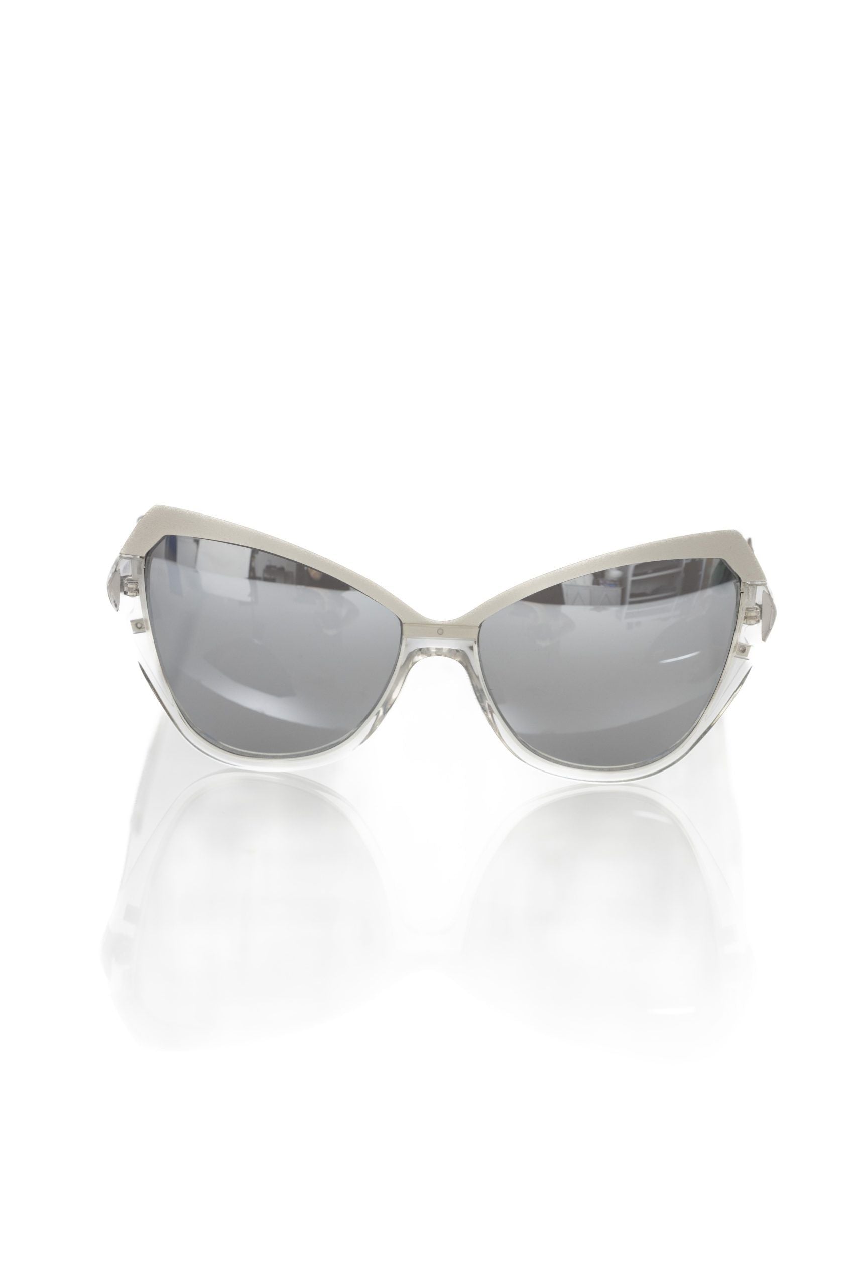 Frankie Morello Chic Cat Eye Shades with Metallic Accents