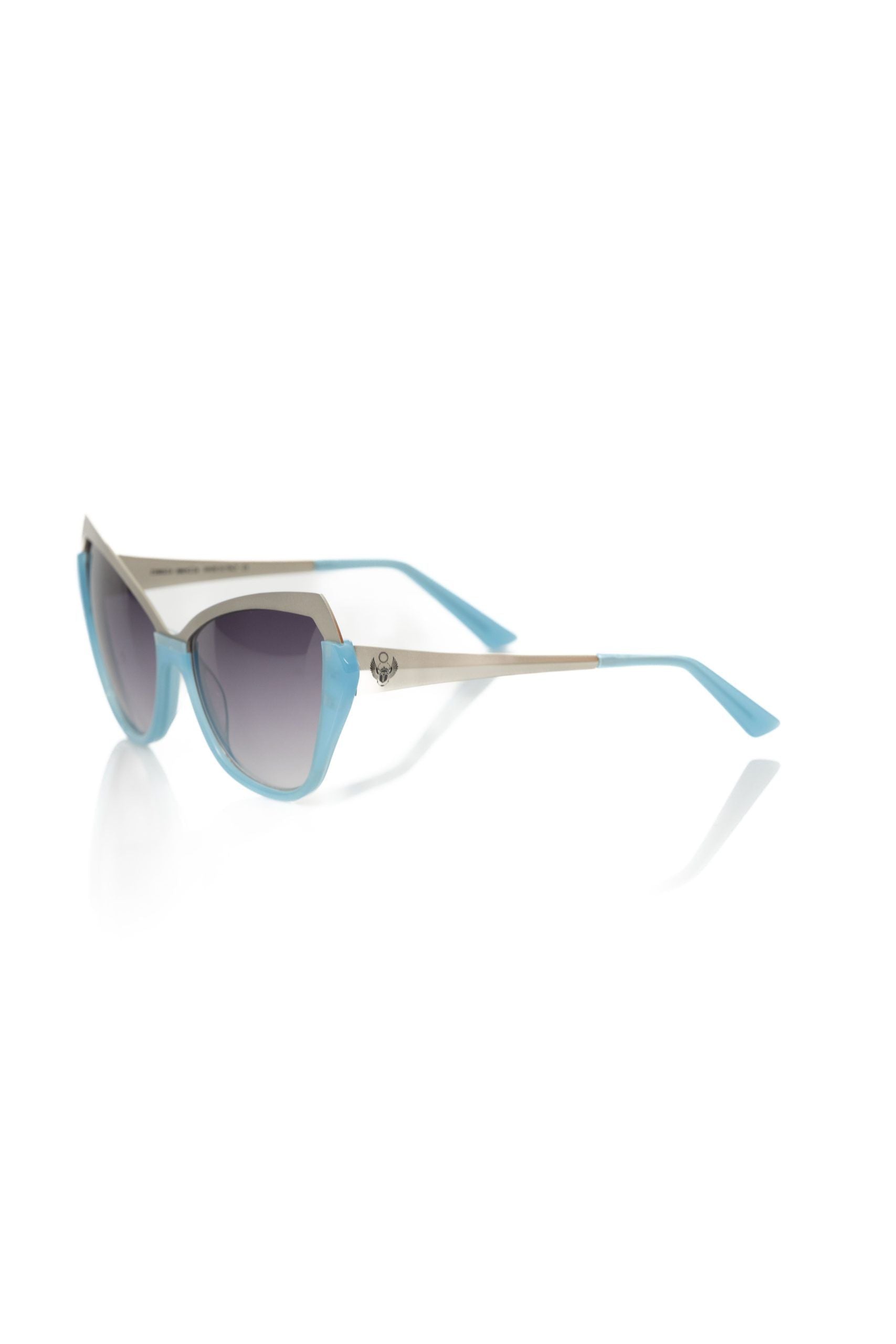 Frankie Morello Chic Cat Eye Shades with Metallic Accent