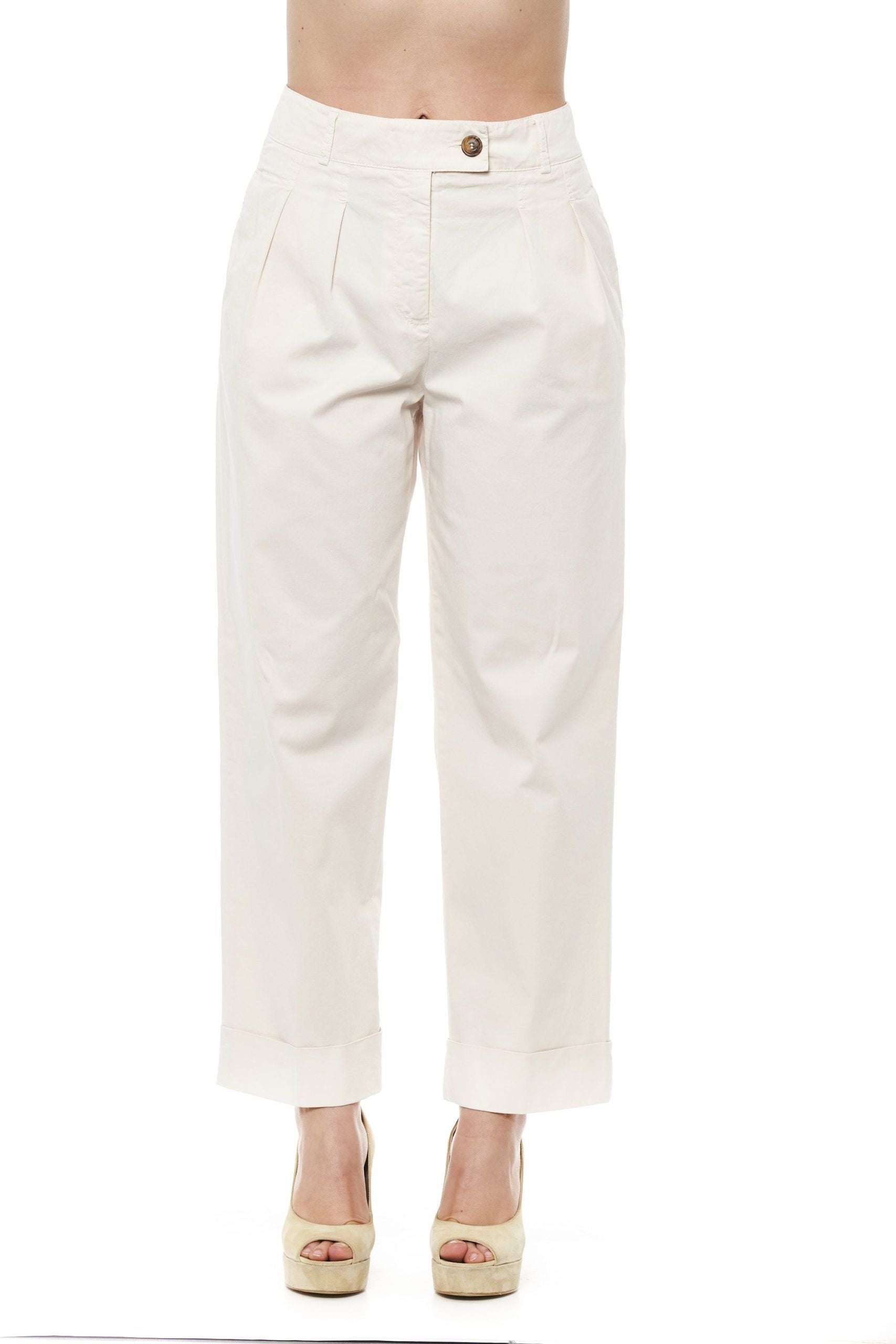 Pantalon Palazzo Large Beige Peserico