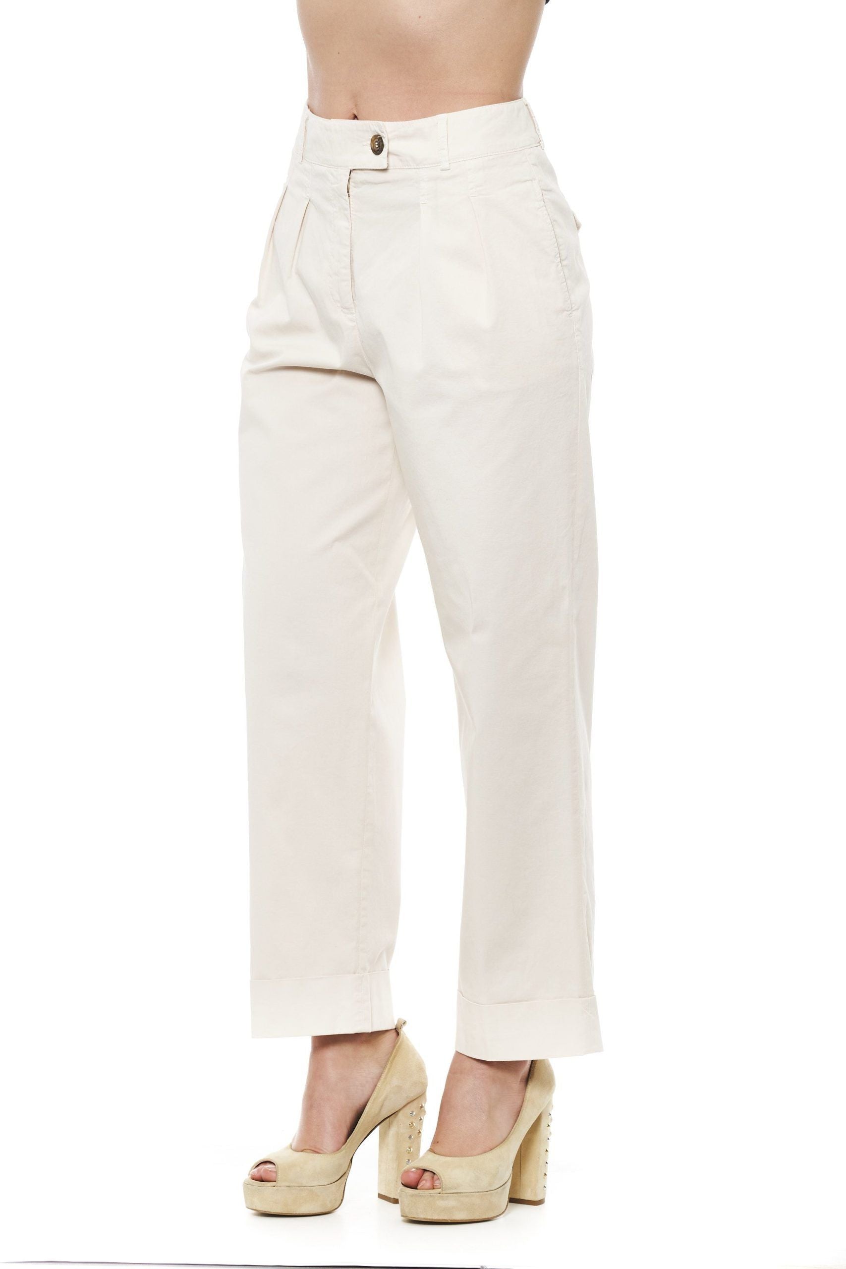 Pantalon Palazzo Large Beige Peserico