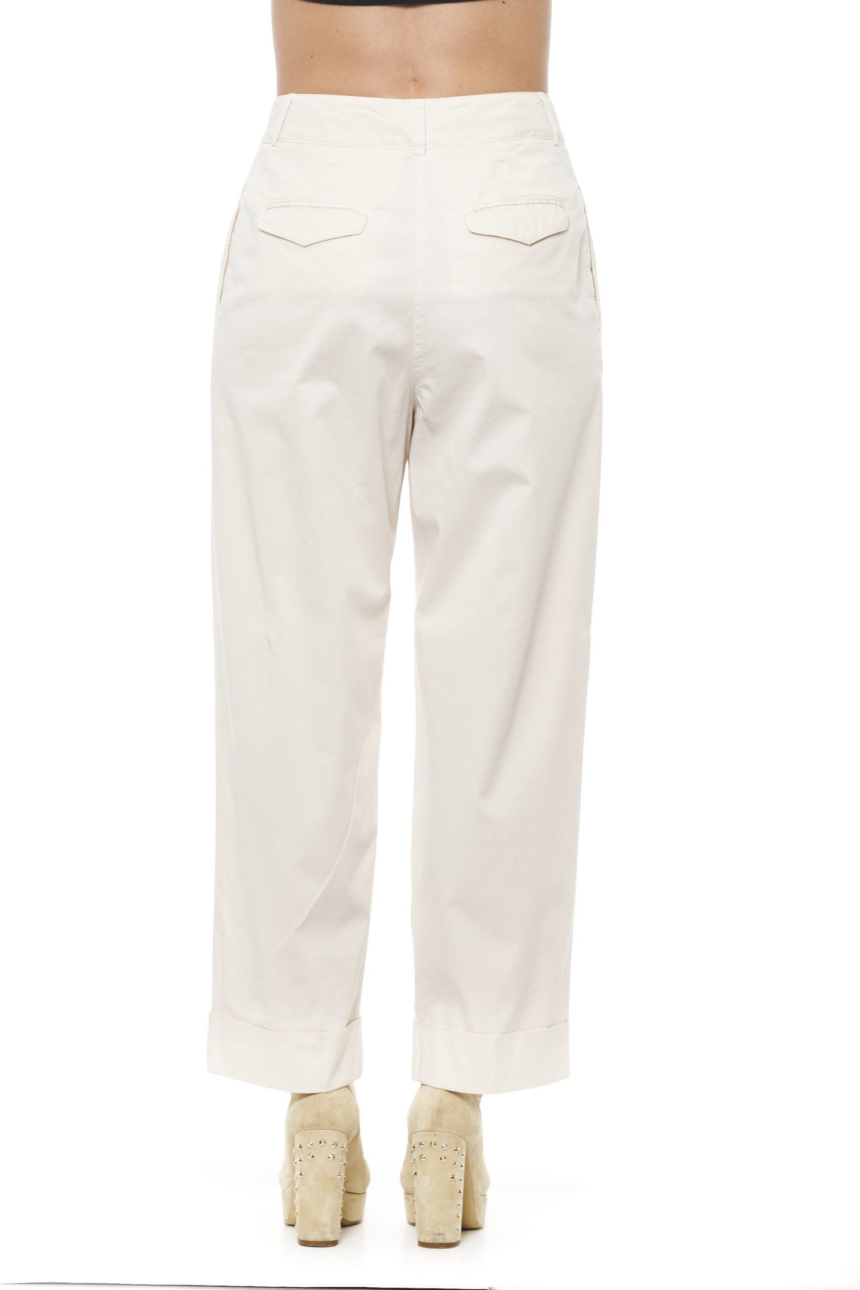 Pantalon Palazzo Large Beige Peserico