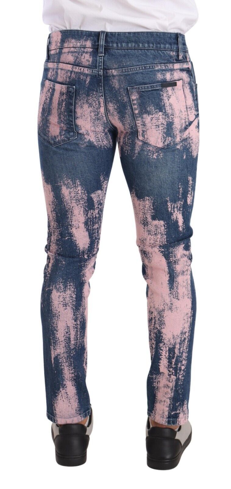 Dolce &amp; Gabbana Jean skinny élégant en denim coupe slim en tie-dye