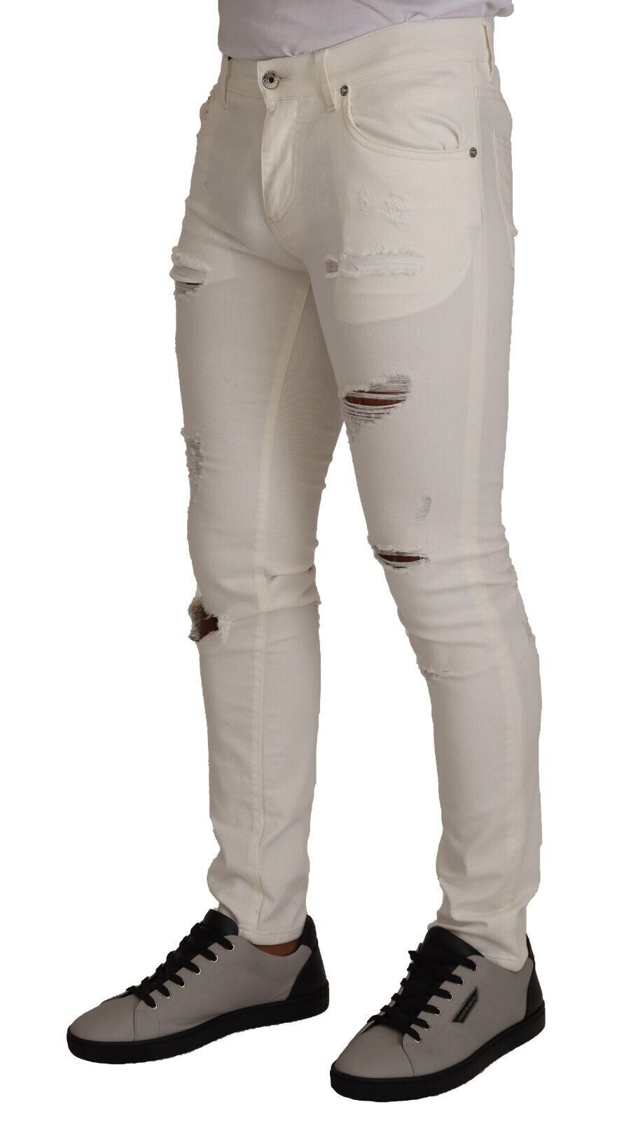 Dolce &amp; Gabbana Jean skinny blanc élégant