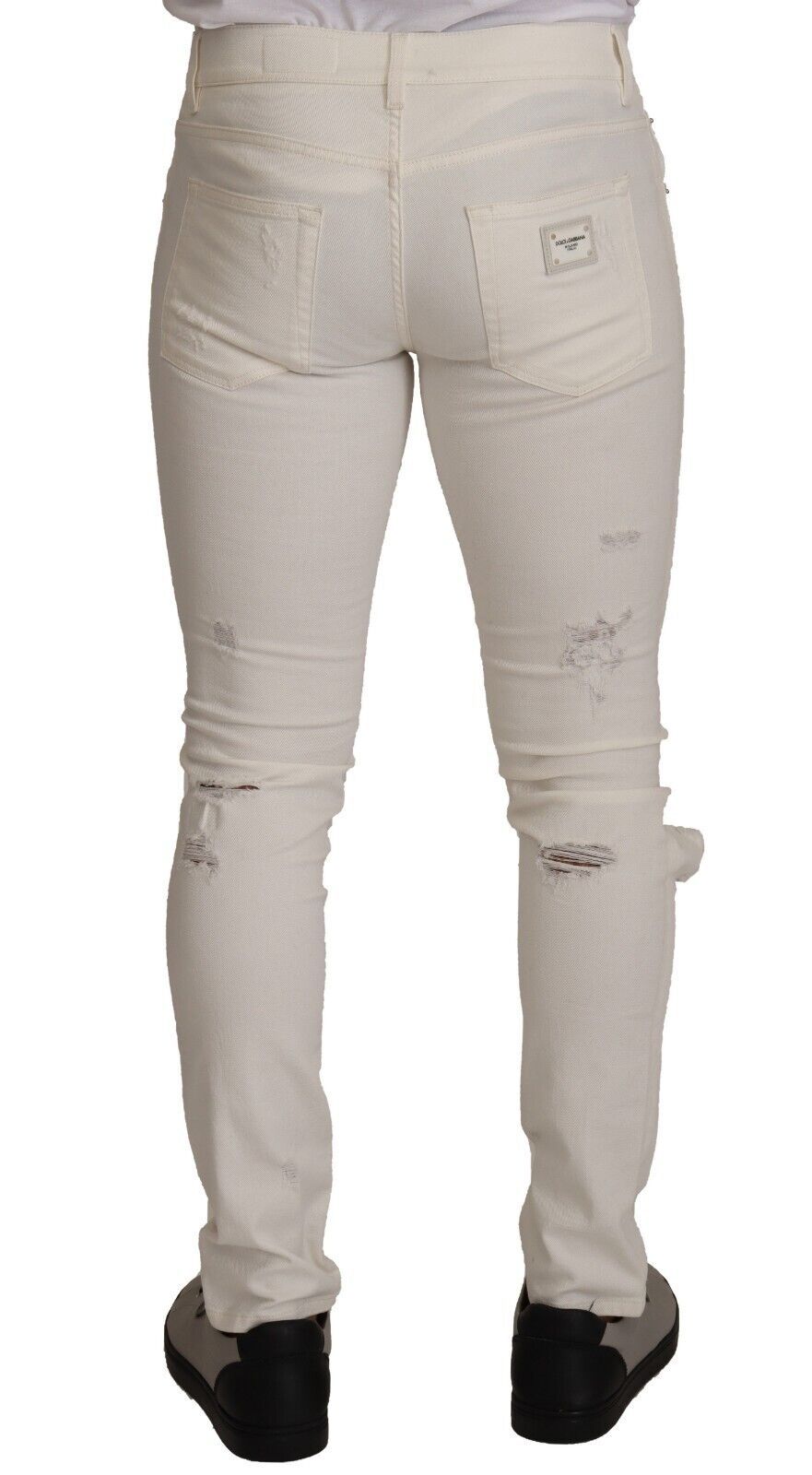 Dolce &amp; Gabbana Jean skinny blanc élégant