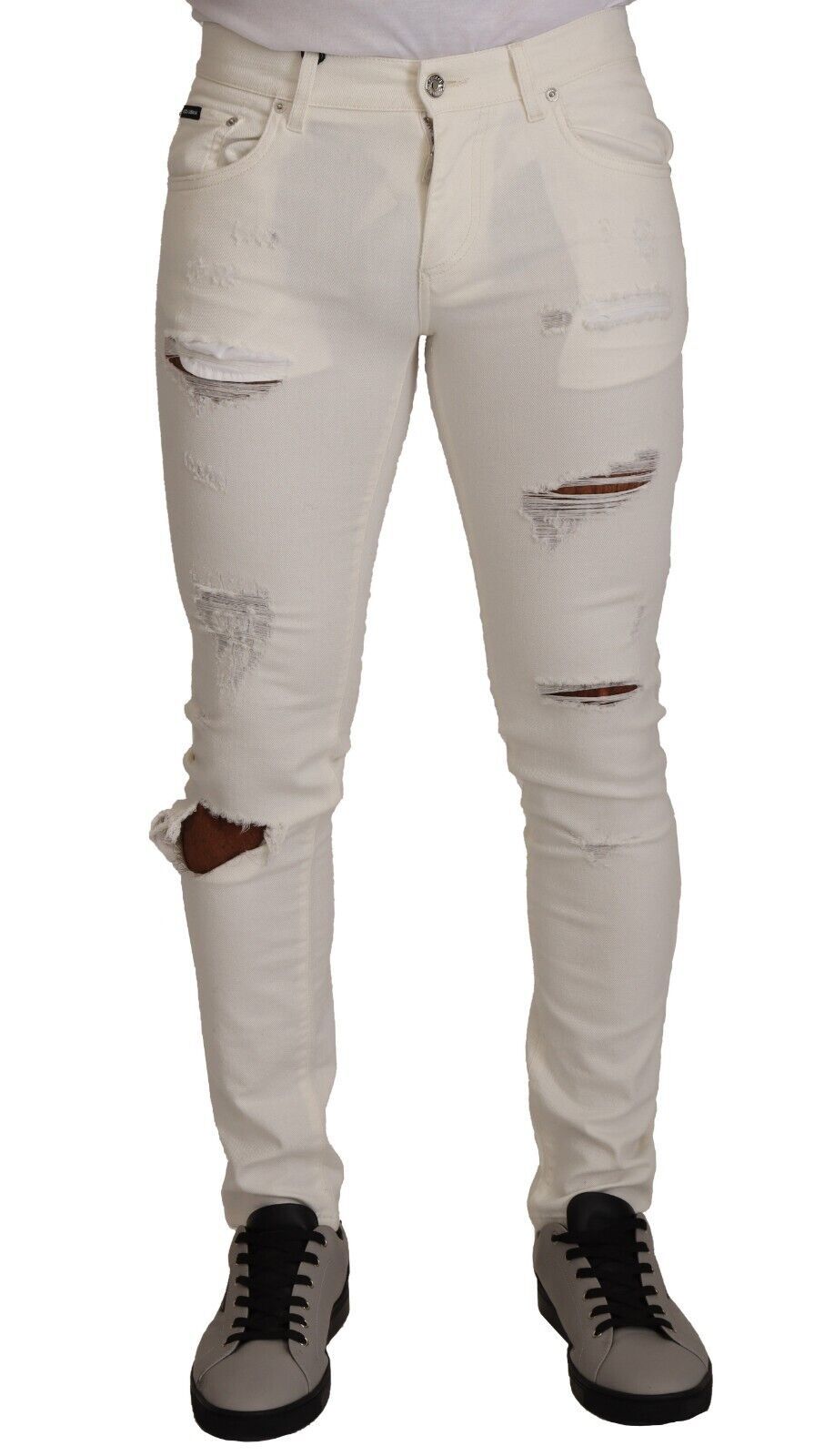 Dolce &amp; Gabbana Jean skinny blanc élégant