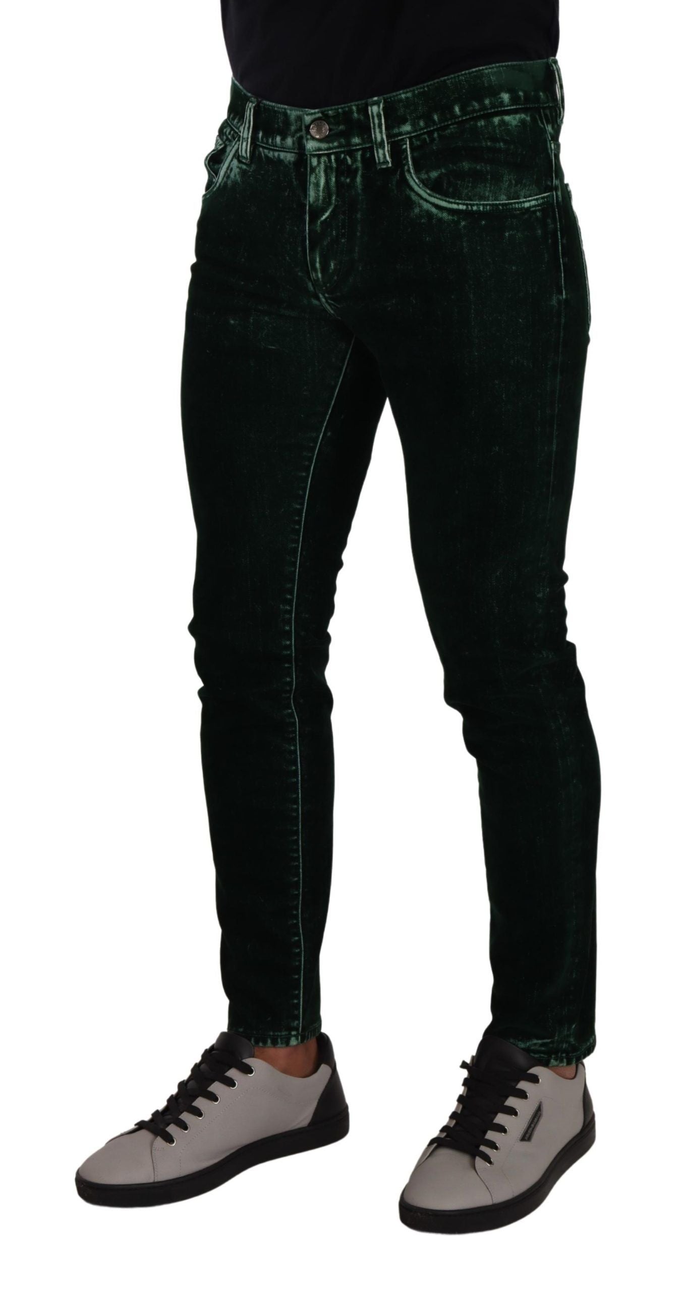 Dolce &amp; Gabbana Jean skinny élégant en coton mélangé