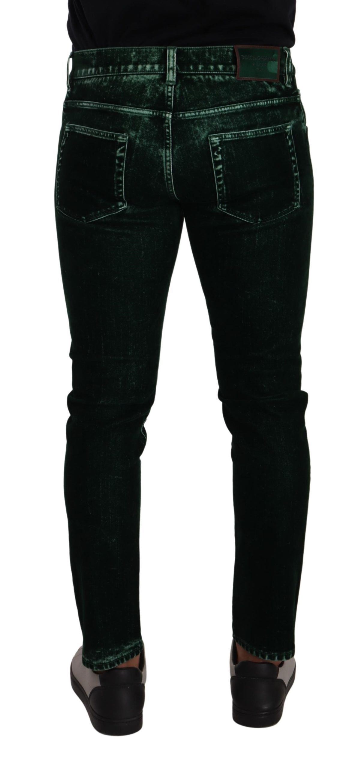 Dolce &amp; Gabbana Jean skinny élégant en coton mélangé