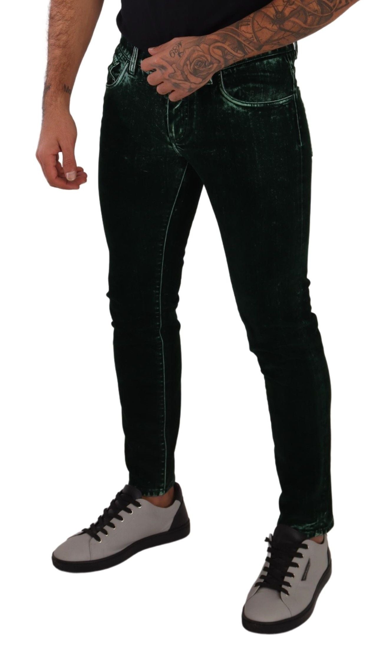 Dolce &amp; Gabbana Jean skinny élégant en coton mélangé