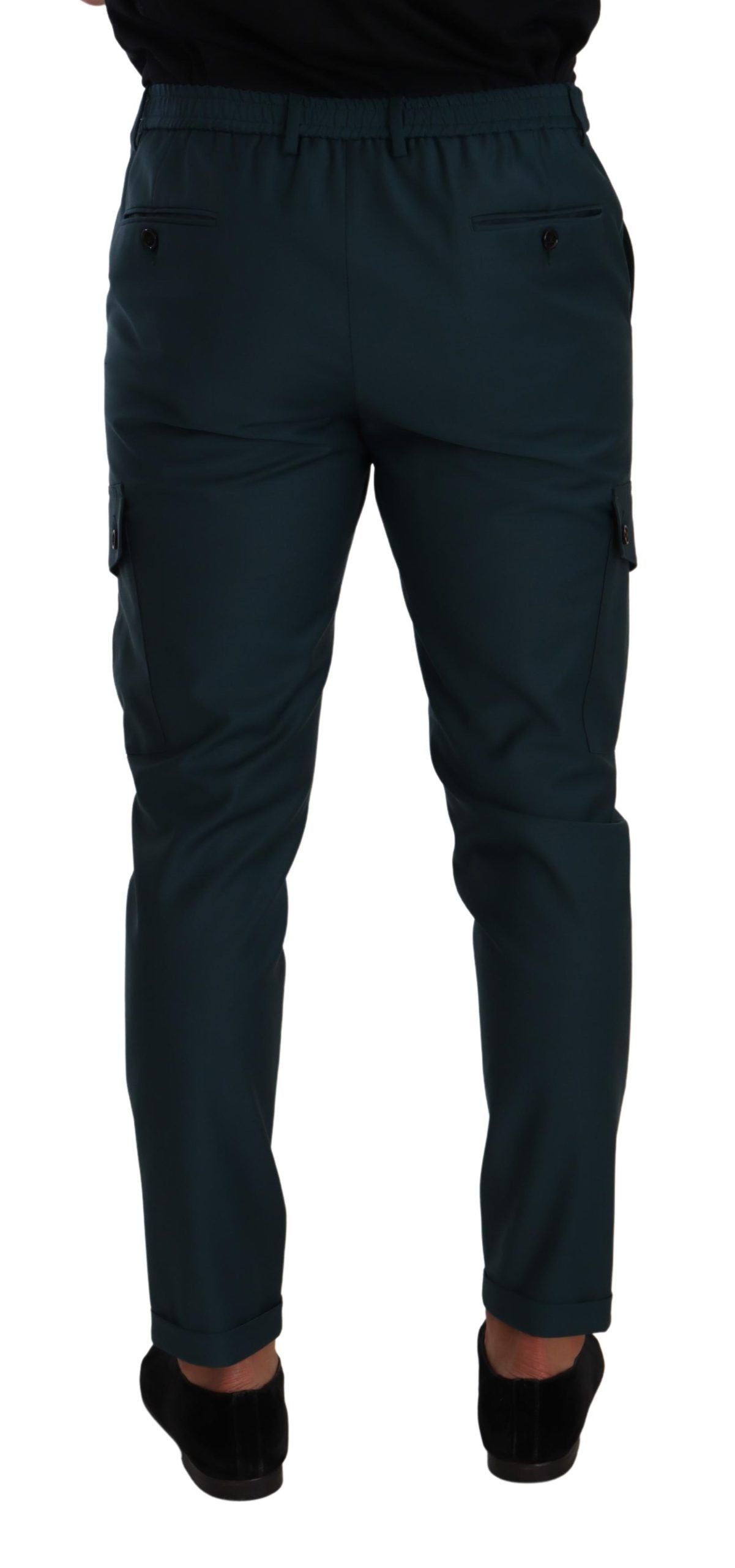 Dolce &amp; Gabbana Chic Pantalon cargo skinny en laine