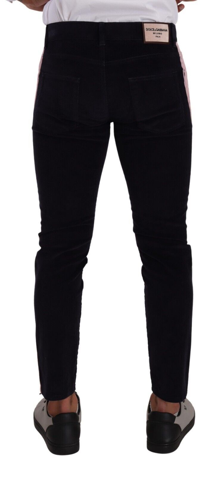 Dolce &amp; Gabbana Jean skinny élégant en velours côtelé coupe slim