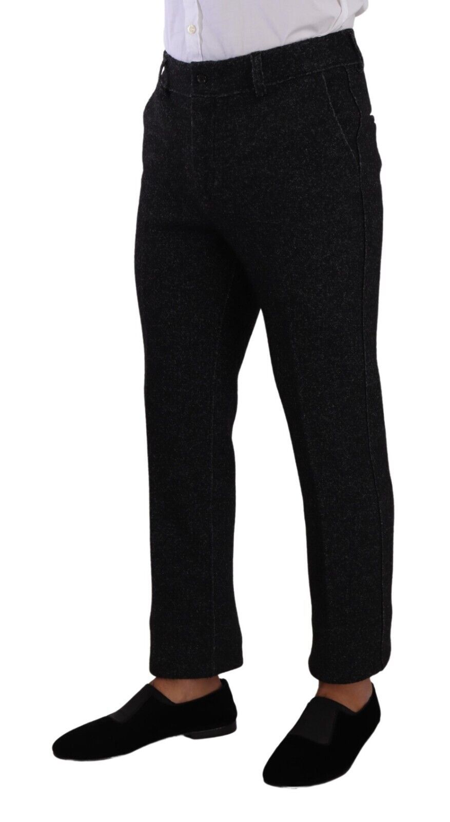 Dolce &amp; Gabbana Pantalon habillé élégant en laine mélangée