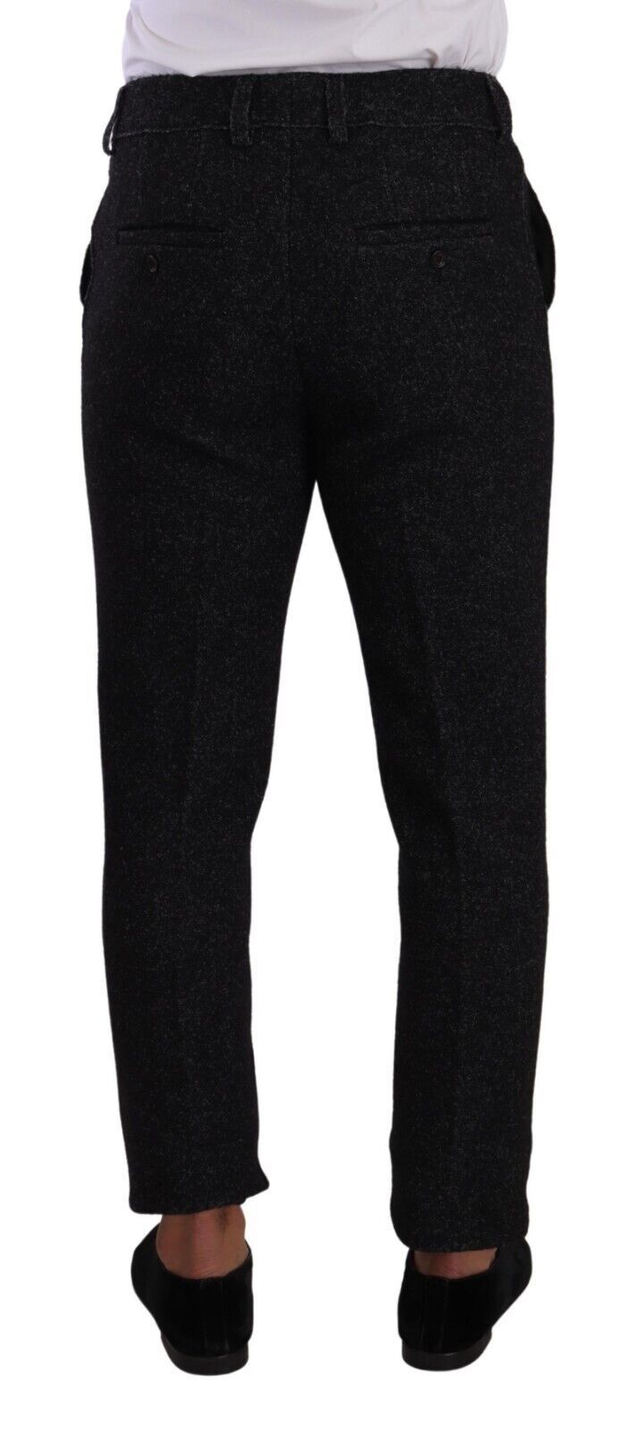 Dolce &amp; Gabbana Pantalon habillé élégant en laine mélangée