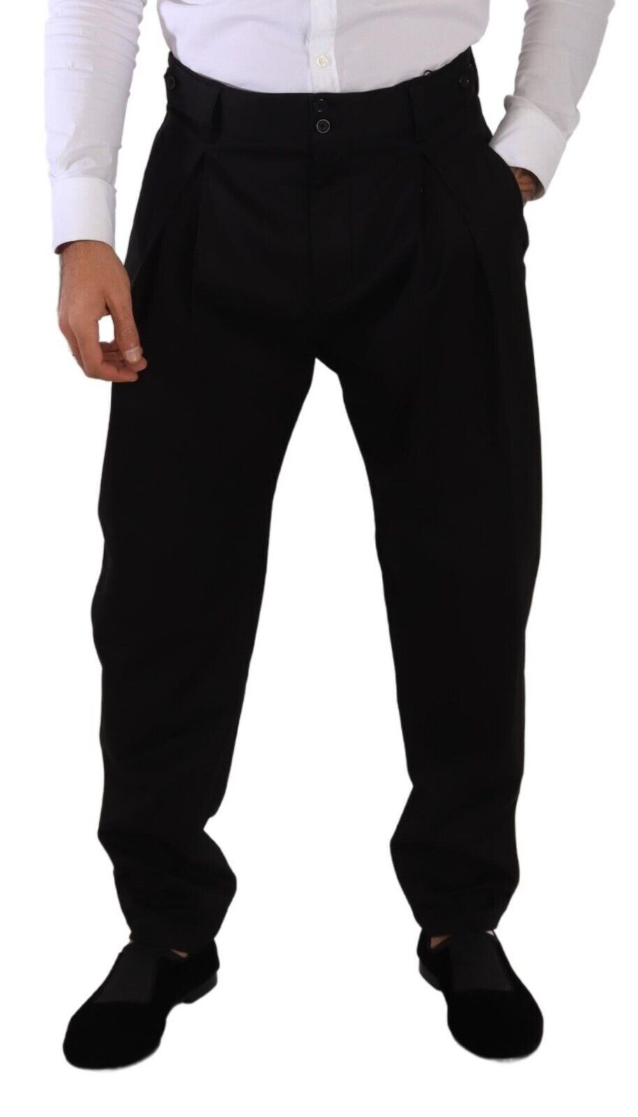 Dolce &amp; Gabbana Pantalon élégant en coton coupe slim