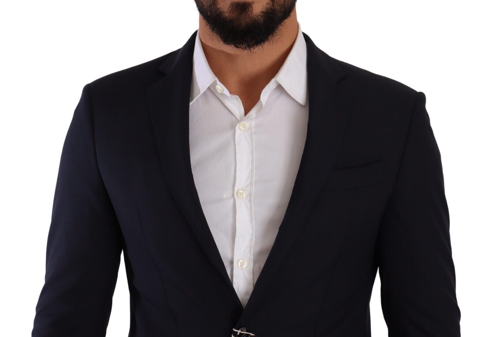 Domenico Tagliente Blazer élégant coupe slim bleu foncé