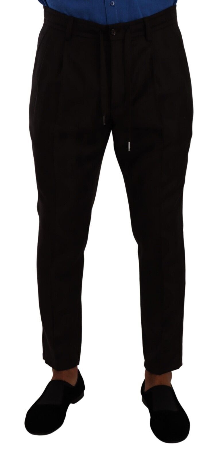 Dolce &amp; Gabbana Pantalon de jogging élégant en laine bordeaux