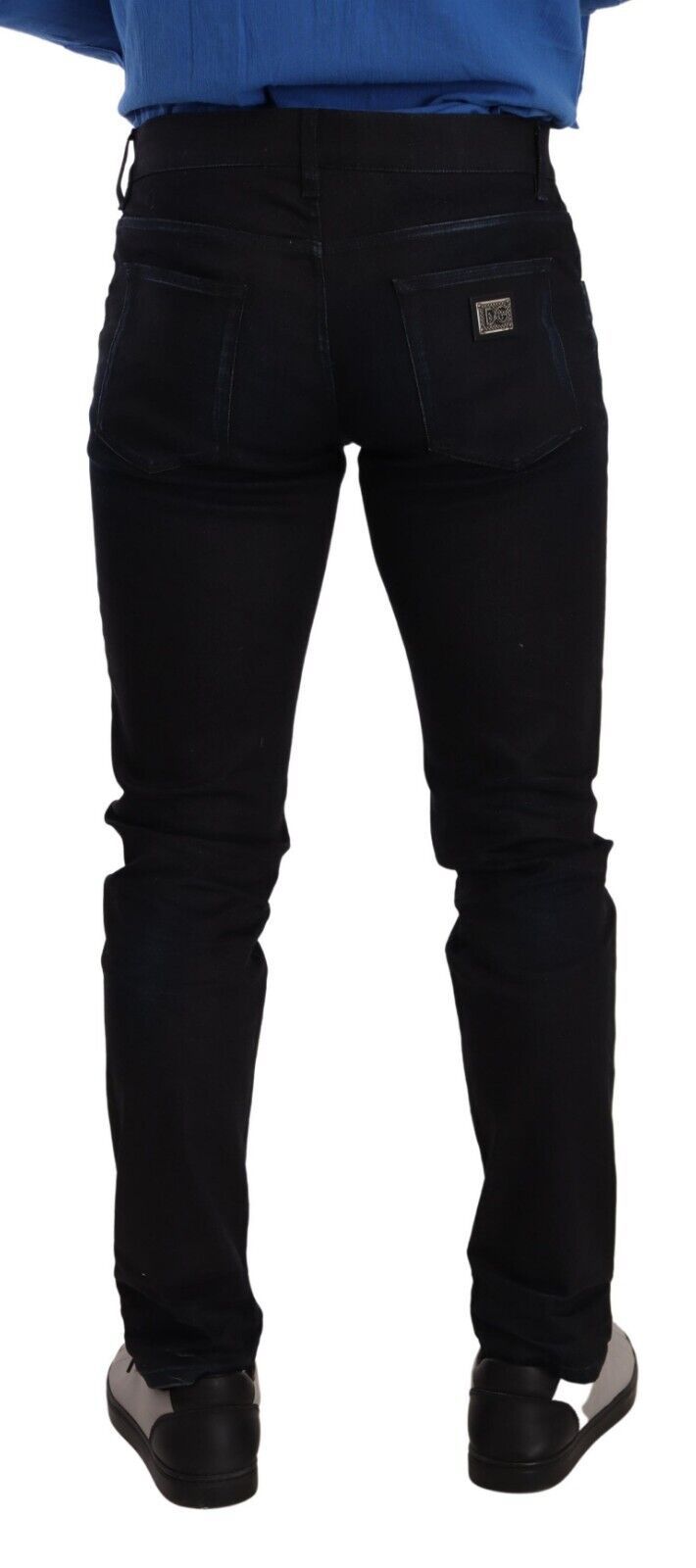 Dolce &amp; Gabbana Jean skinny élégant coupe slim en bleu foncé