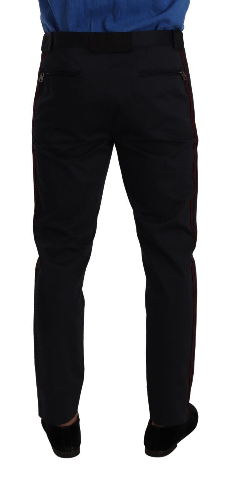 Dolce &amp; Gabbana Chic Pantalon chino coupe slim en bleu