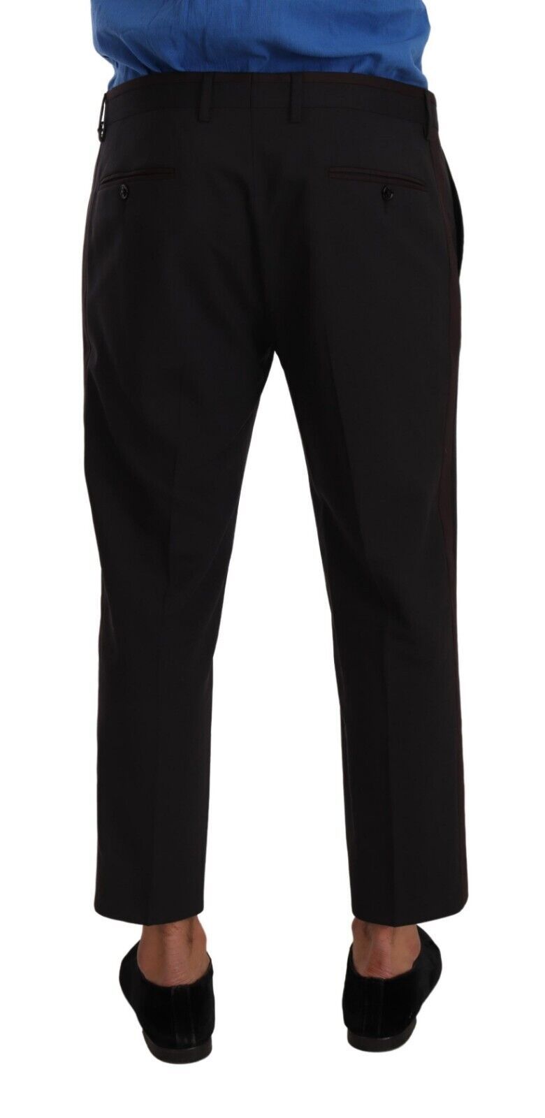 Dolce &amp; Gabbana Pantalon court élégant en laine stretch