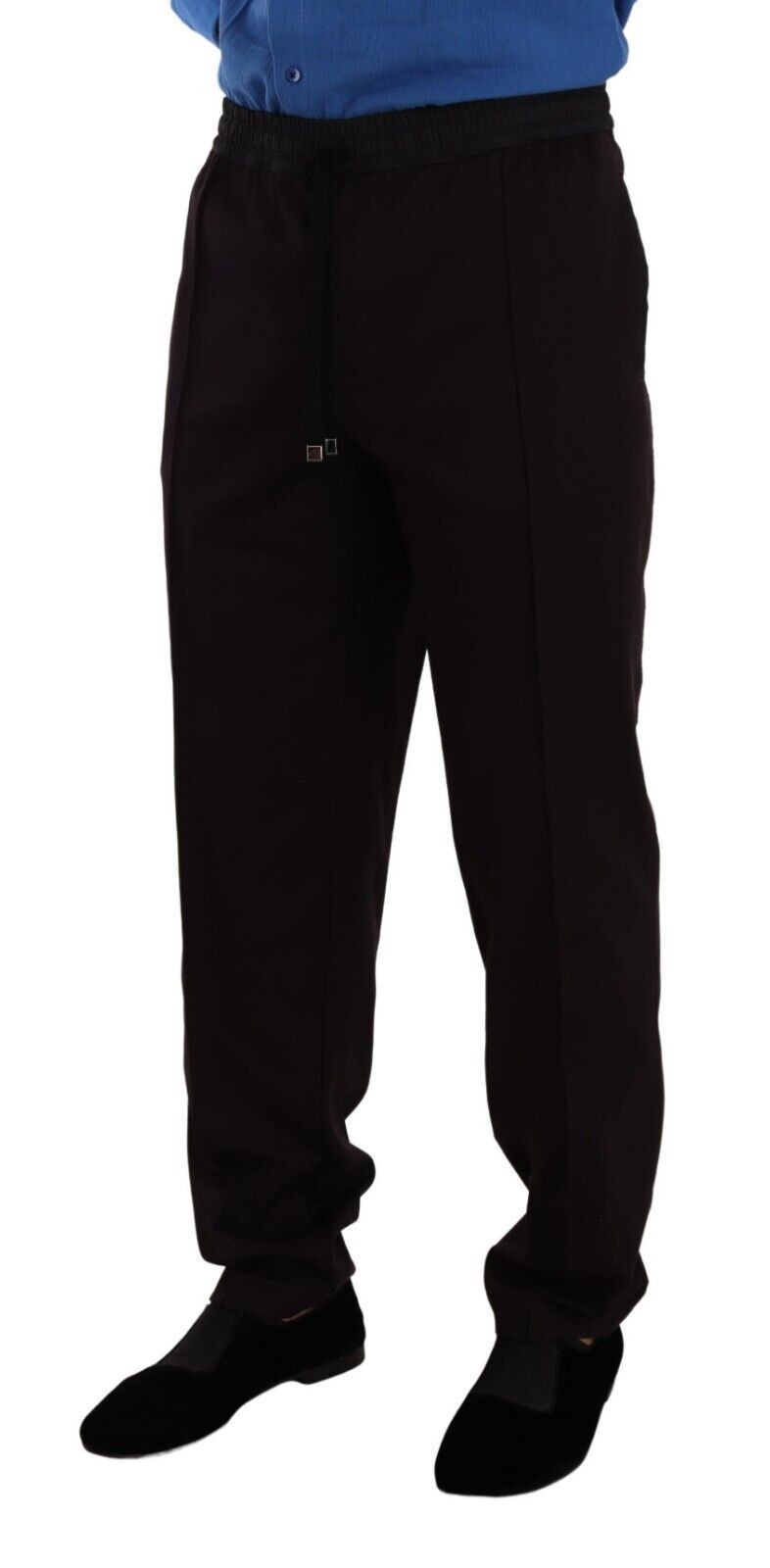 Dolce &amp; Gabbana Pantalon de jogging élégant en coton bordeaux