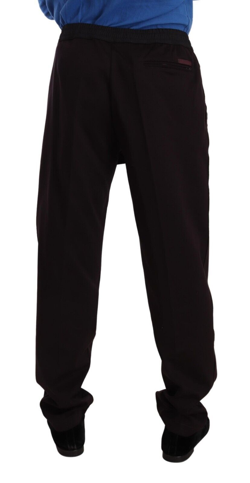 Dolce &amp; Gabbana Pantalon de jogging élégant en coton bordeaux