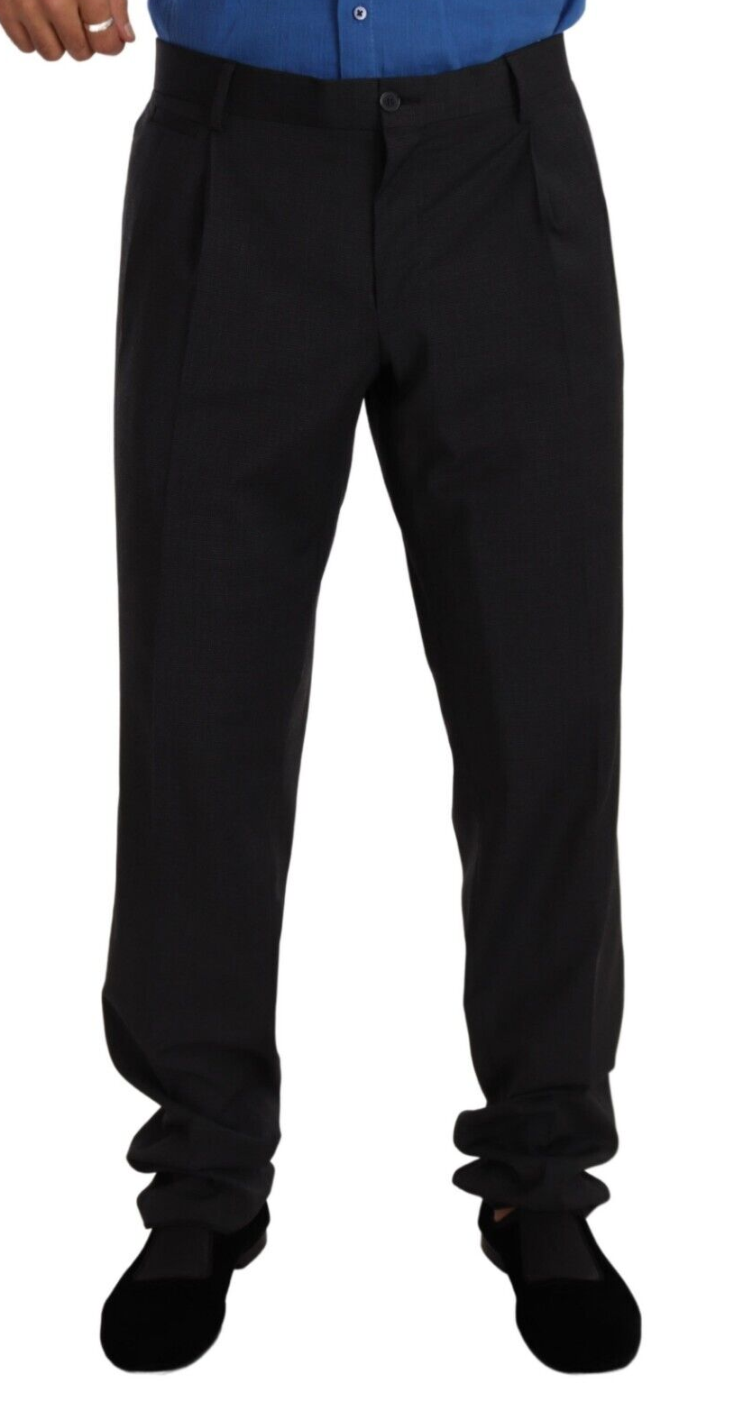 Dolce &amp; Gabbana Pantalon formel gris élégant pour homme