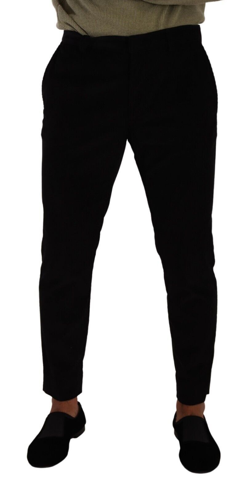 Dolce &amp; Gabbana Pantalon skinny élégant en velours côtelé coupe slim