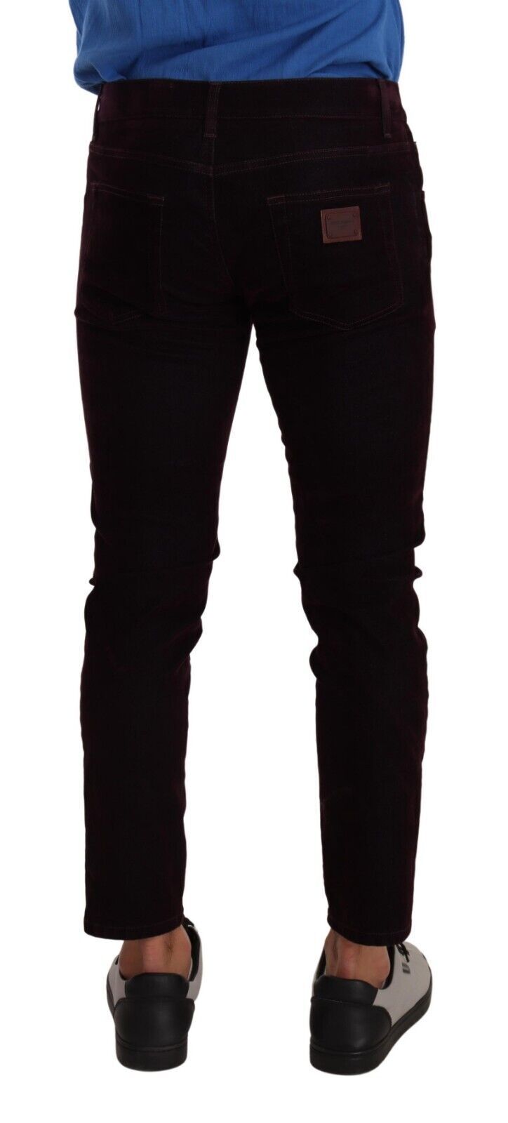 Dolce &amp; Gabbana Denim coupe slim élégant bordeaux