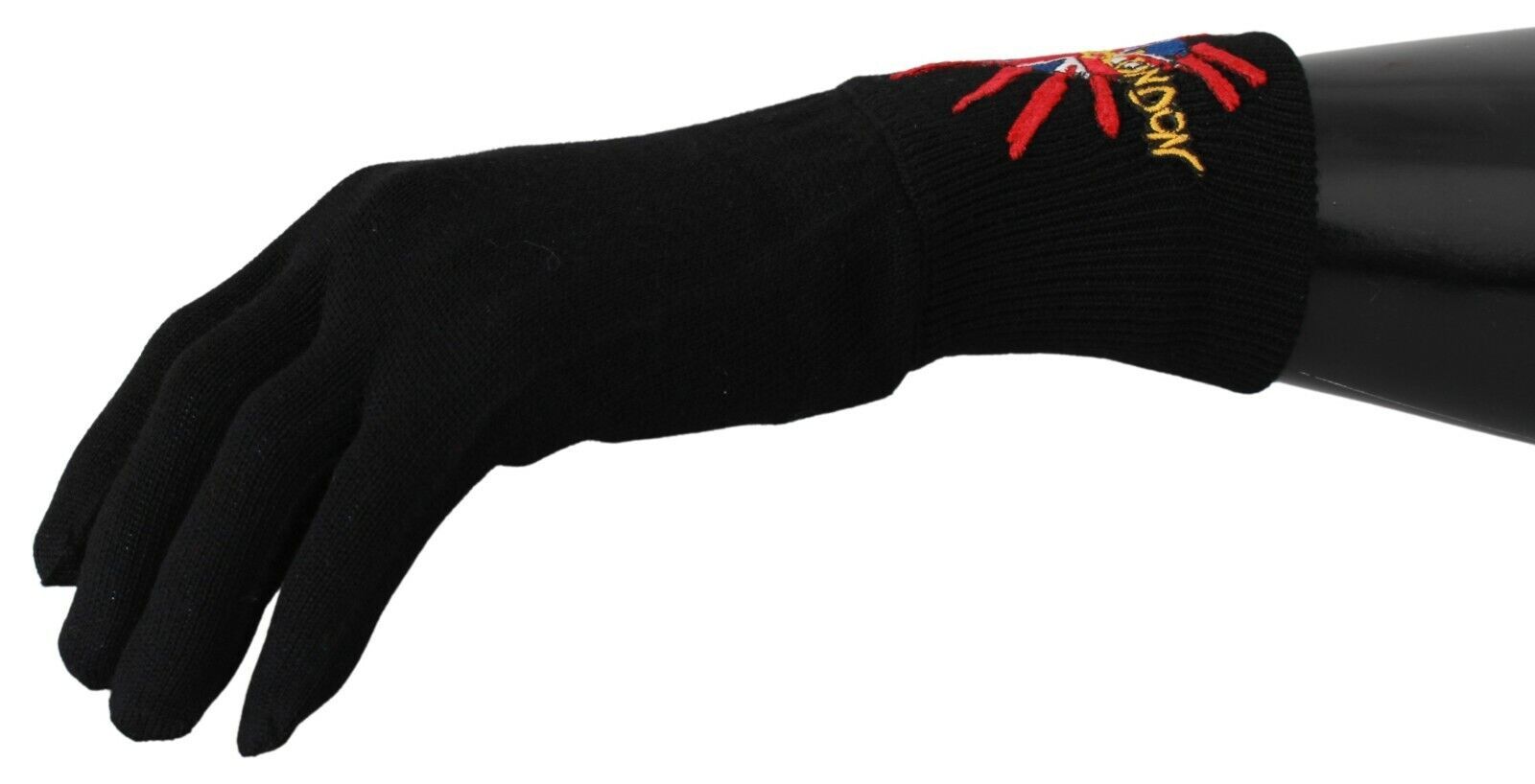 Dolce &amp; Gabbana Gants élégants en laine vierge noire