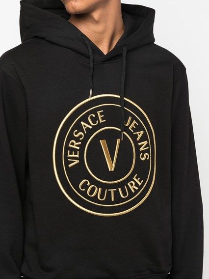 Versace Jeans Chic Sweat à capuche noir