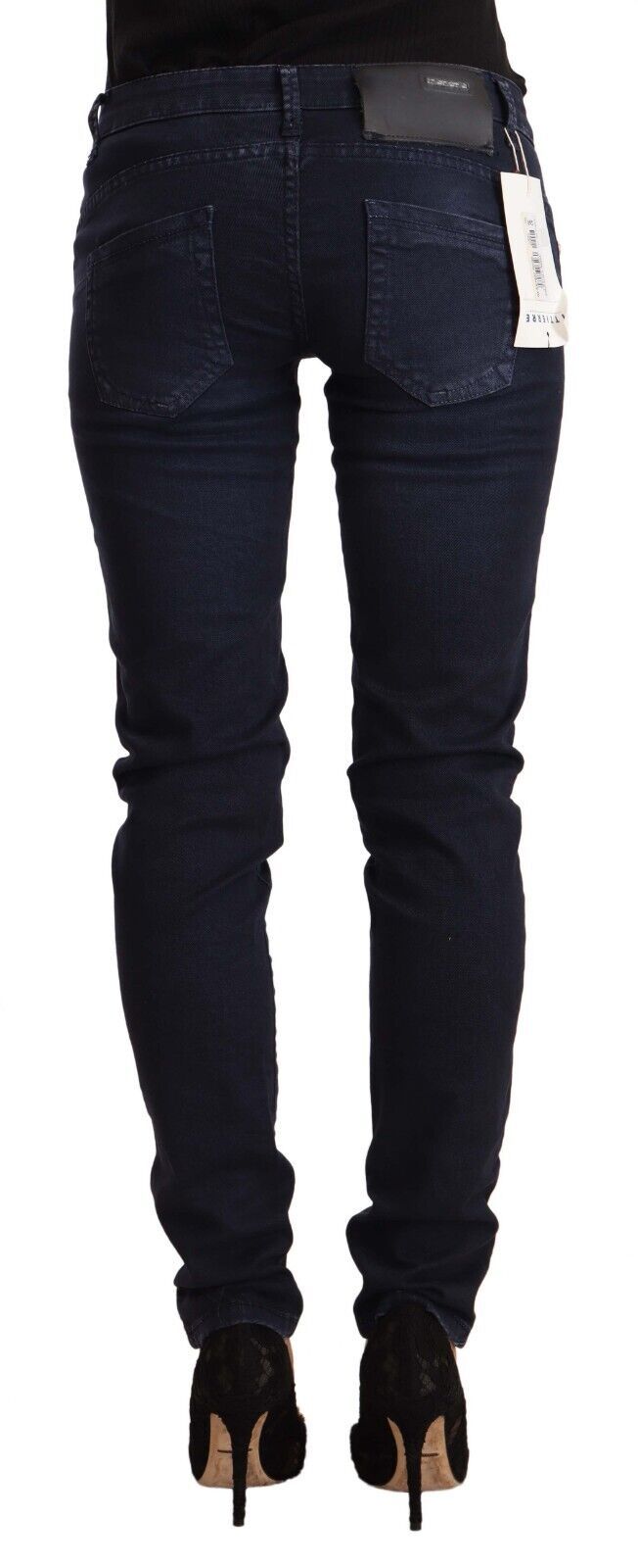 Acht Chic Jean skinny taille basse en bleu