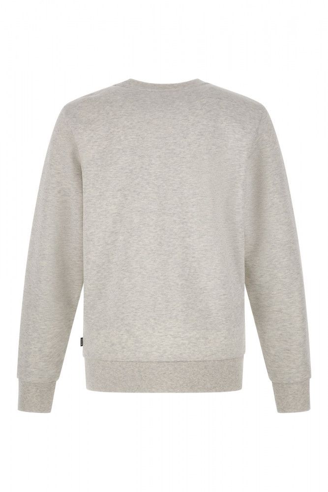 Hugo Boss Sweat-shirt élégant en coton à col rond gris