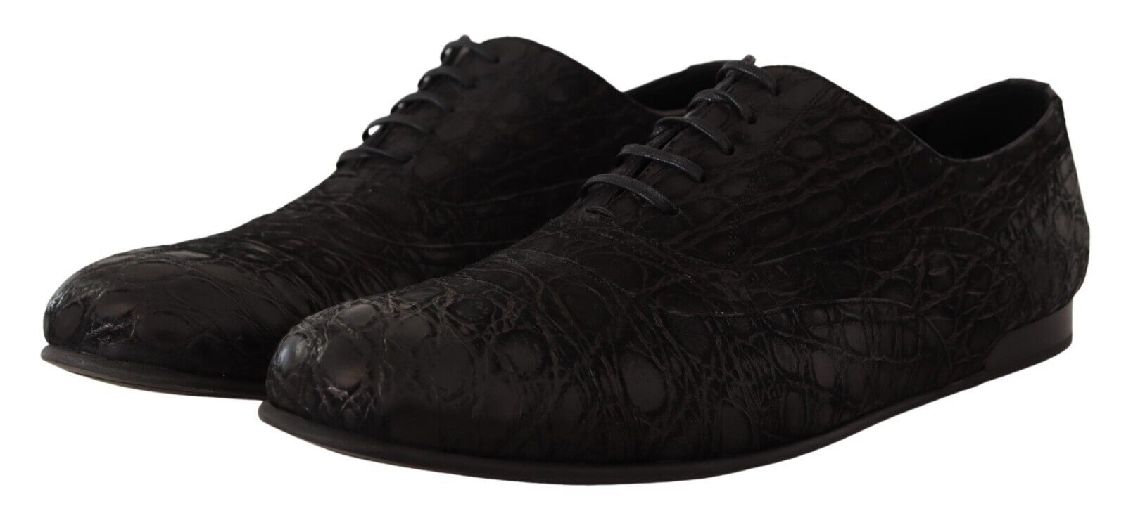 Dolce &amp; Gabbana élégantes chaussures Oxford en cuir exotique