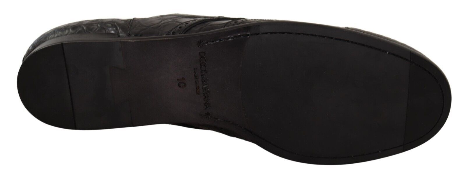 Dolce &amp; Gabbana Chaussures Derby en cuir exotique exquis