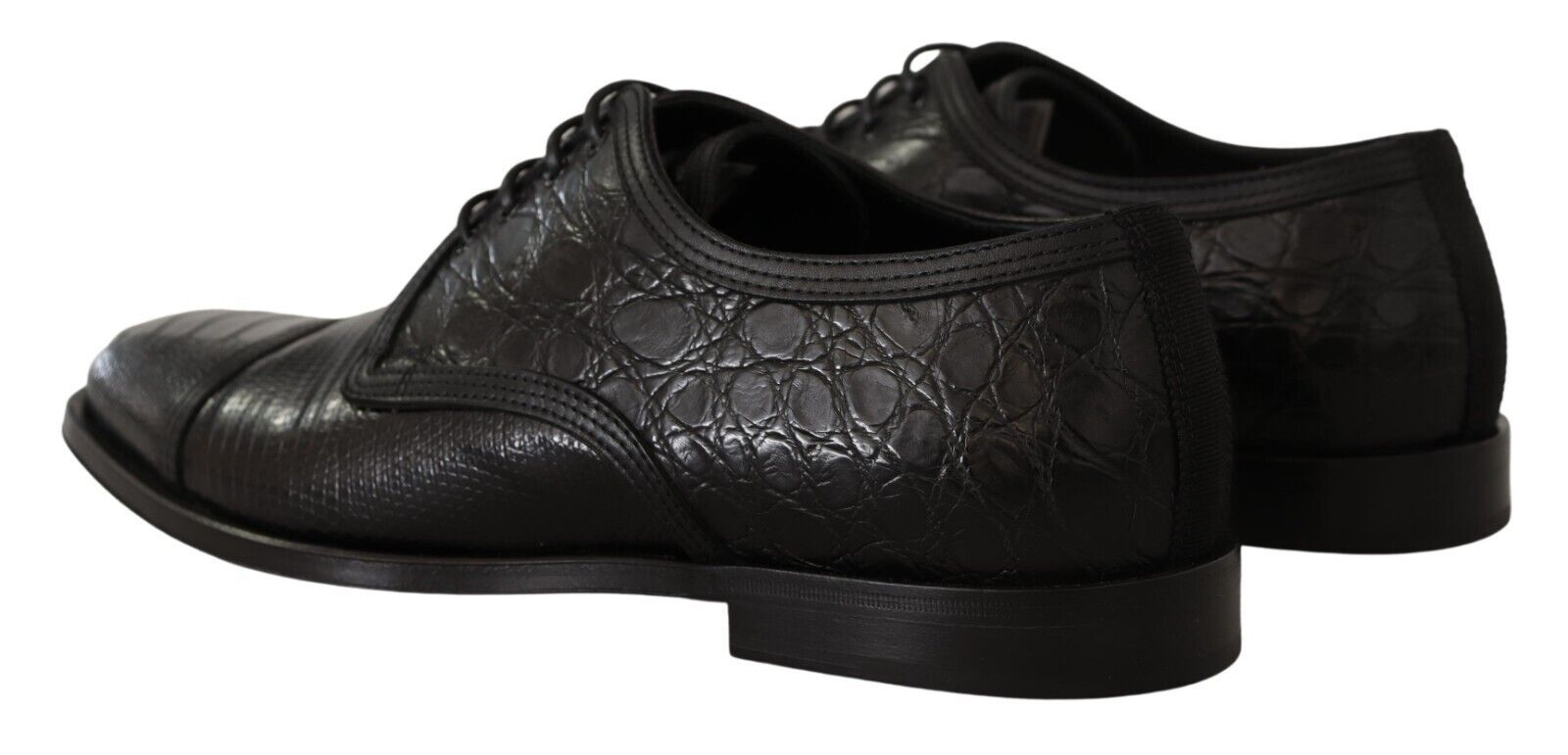 Dolce &amp; Gabbana Chaussures à lacets formelles en cuir exotique