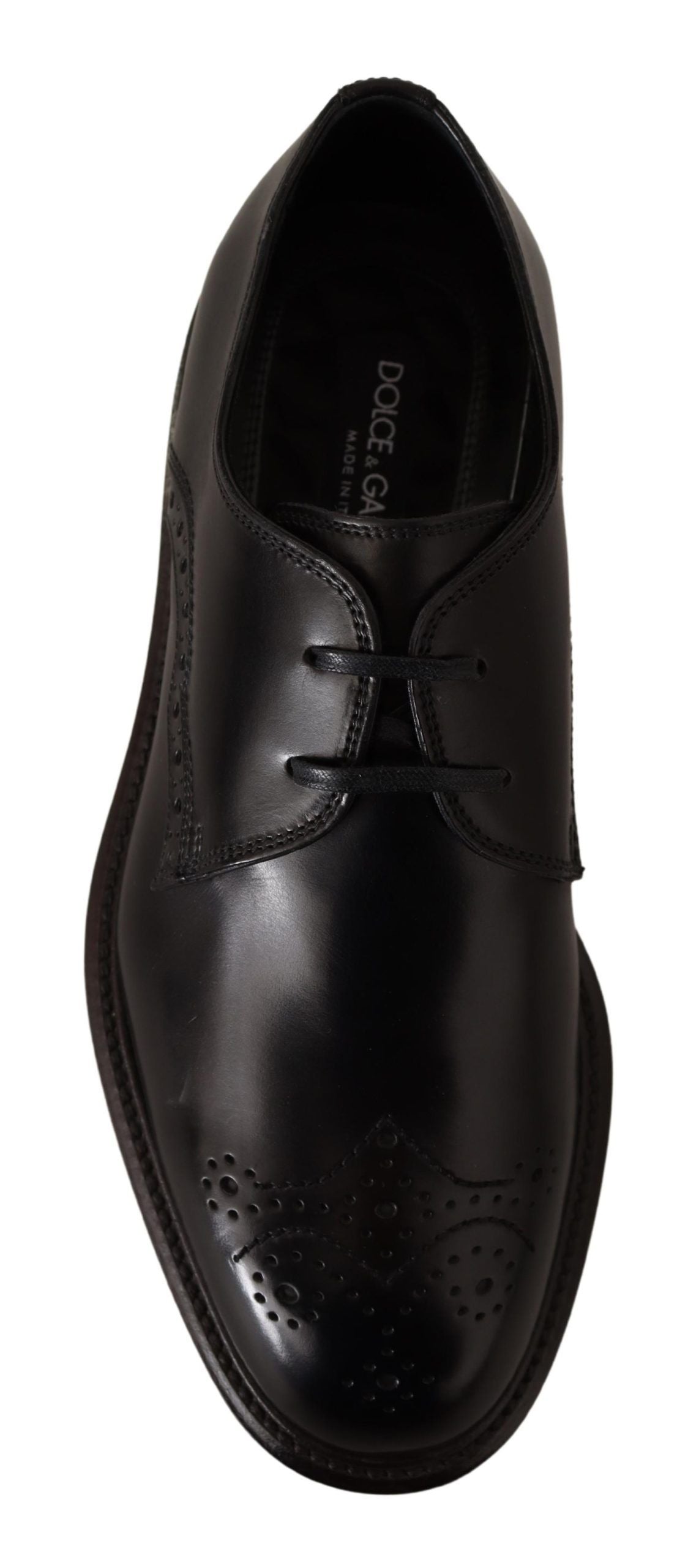 Dolce &amp; Gabbana élégantes chaussures habillées noires derby