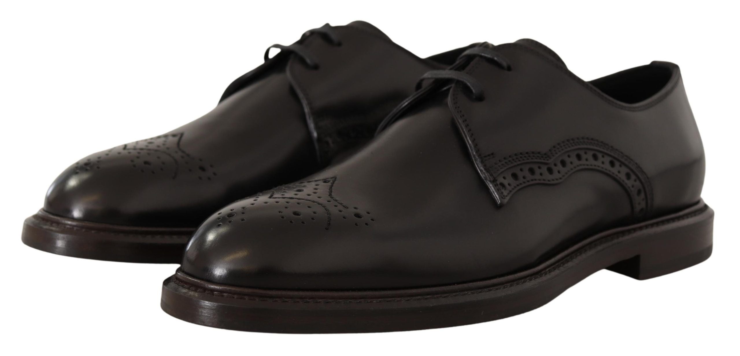 Dolce &amp; Gabbana élégantes chaussures habillées noires derby