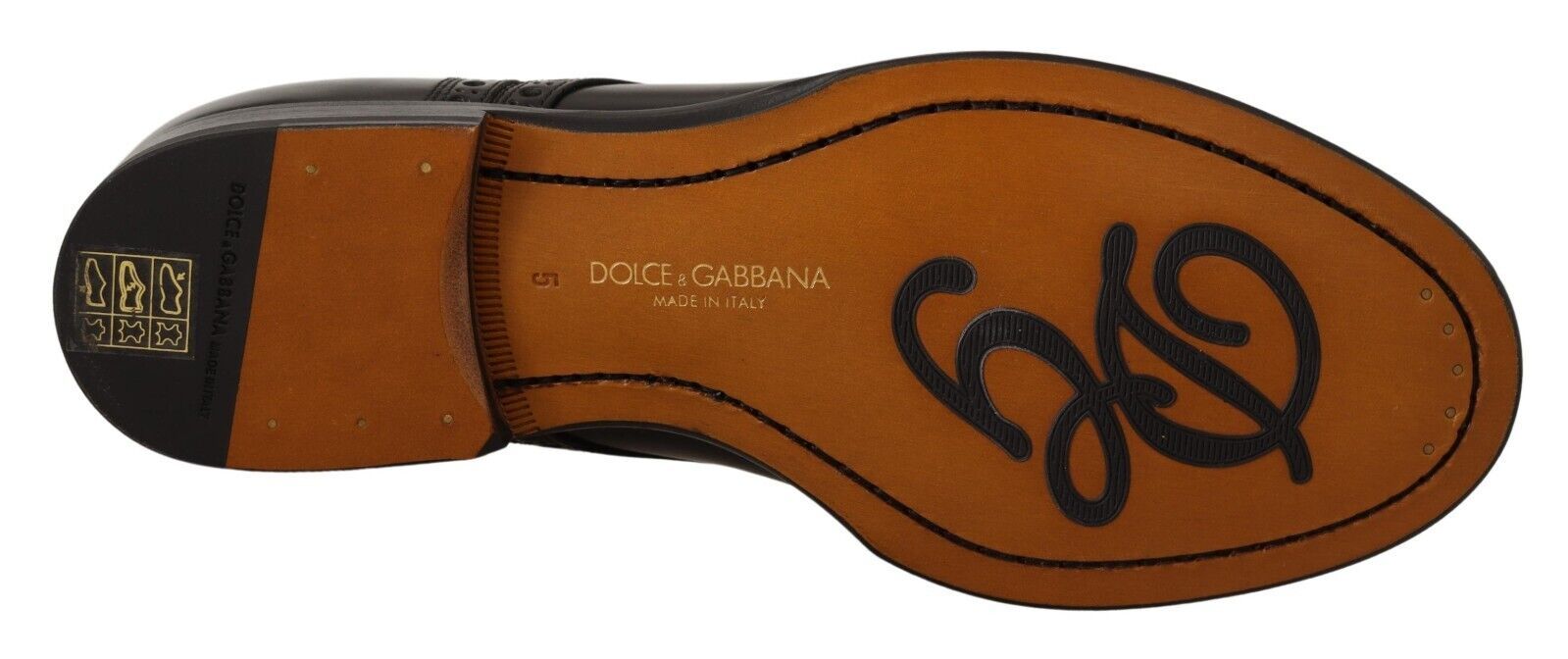 Dolce &amp; Gabbana élégantes chaussures formelles Oxford à bout d'aile