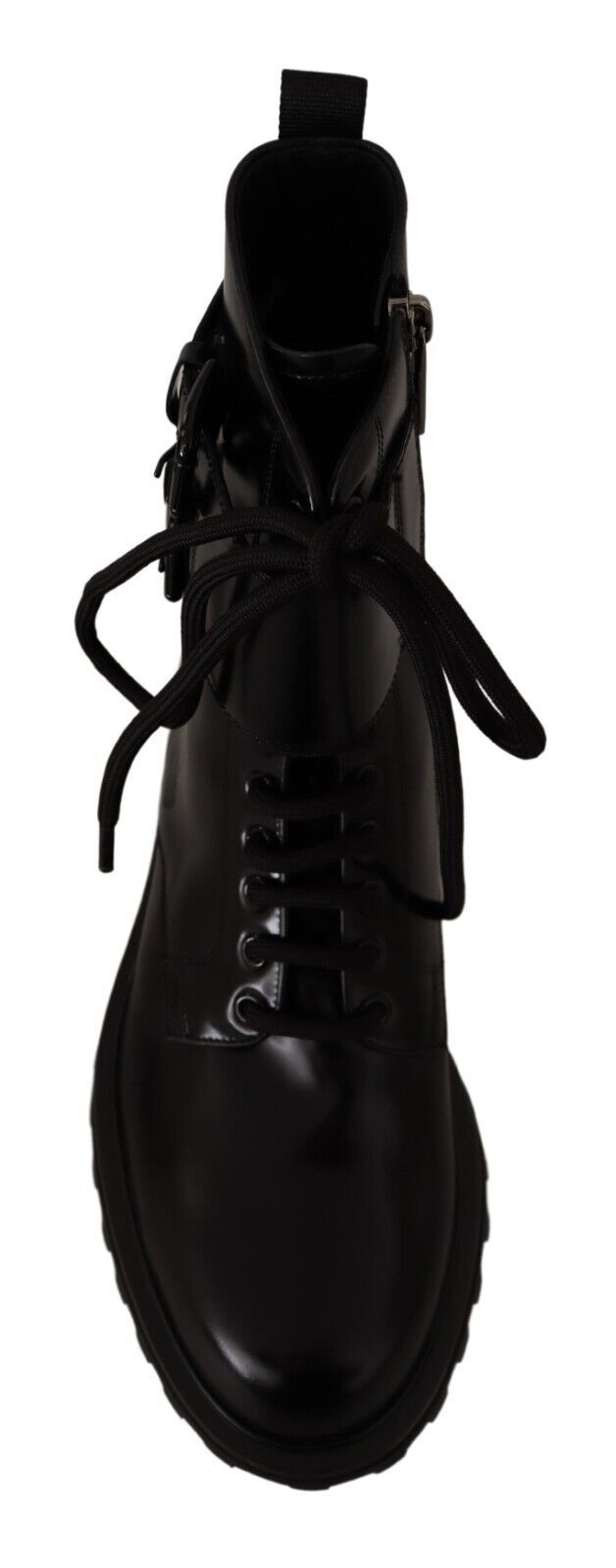 Dolce &amp; Gabbana Bottines élégantes en cuir noir