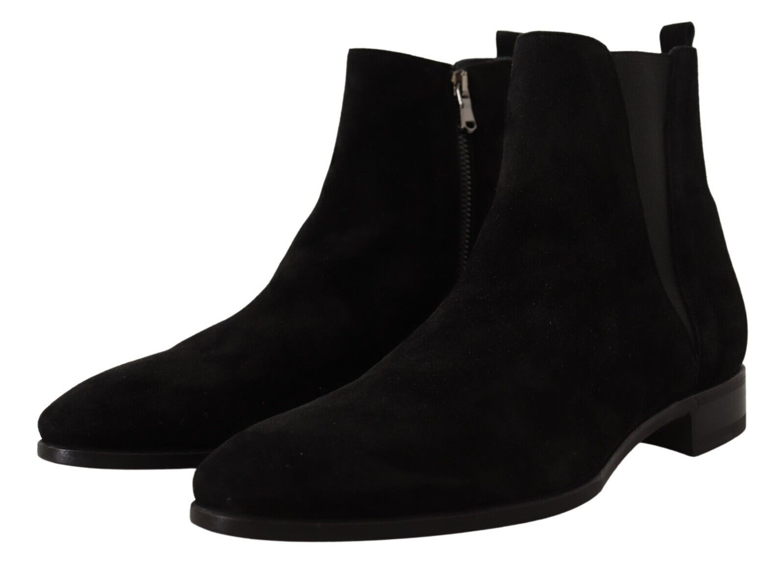 Dolce &amp; Gabbana Bottines Chelsea élégantes en cuir suédé